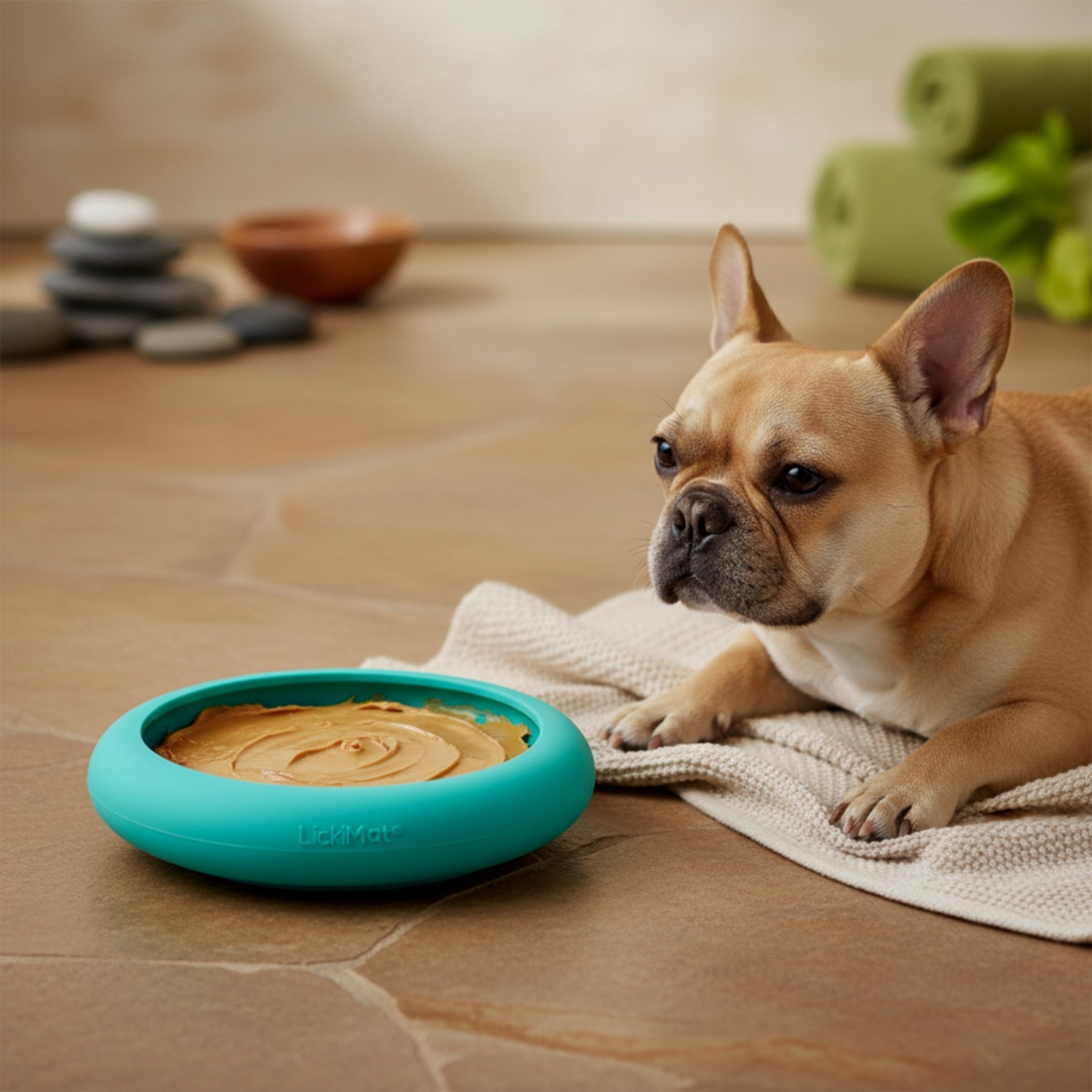 LickiMat Ufo Schleckschale – Anti - Stress Beschäftigung für Hunde - Woofshack