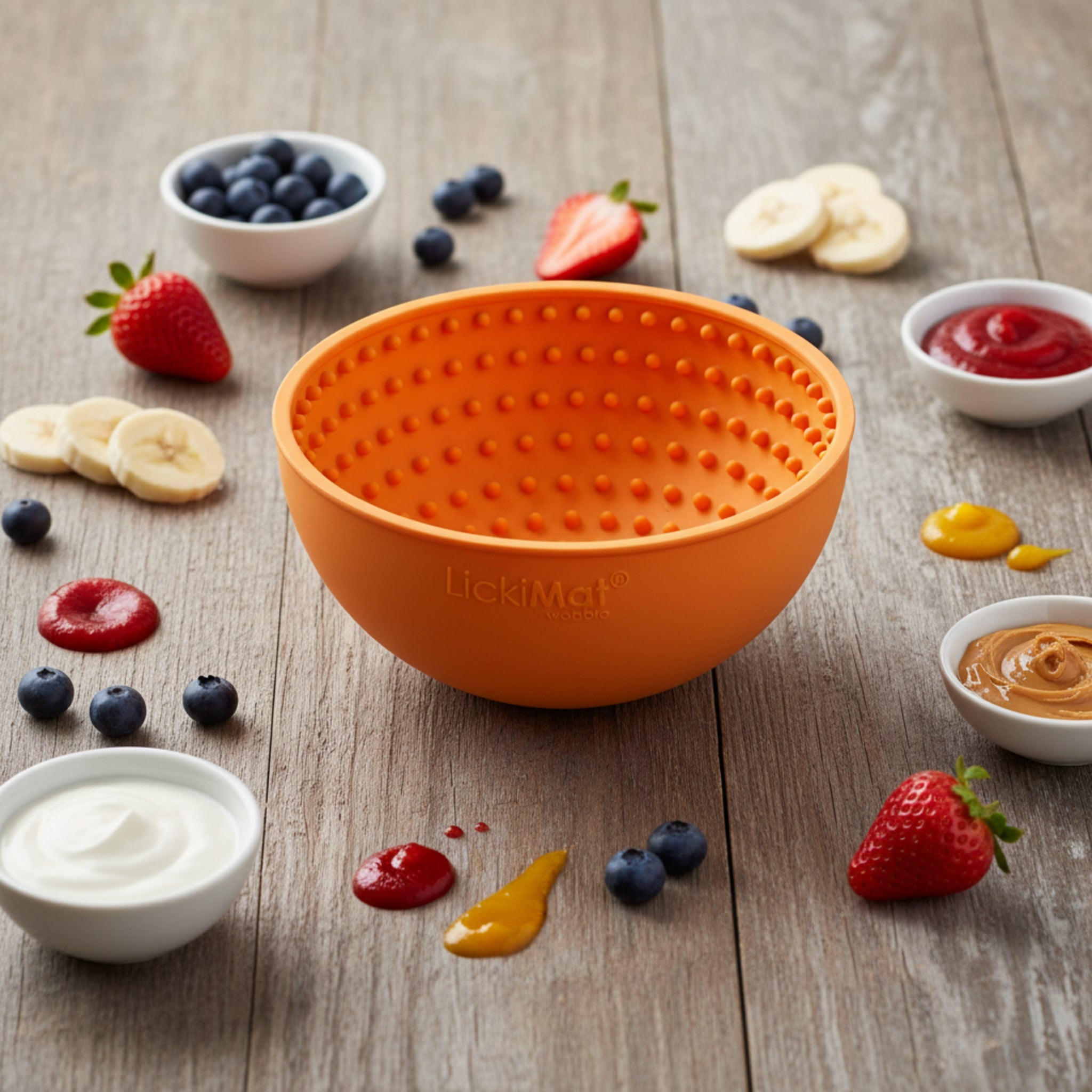 LickiMat Wobble Anti - Schling Schlecknapf – Langsame Fütterung & Stressabbau für Hunde - Woofshack