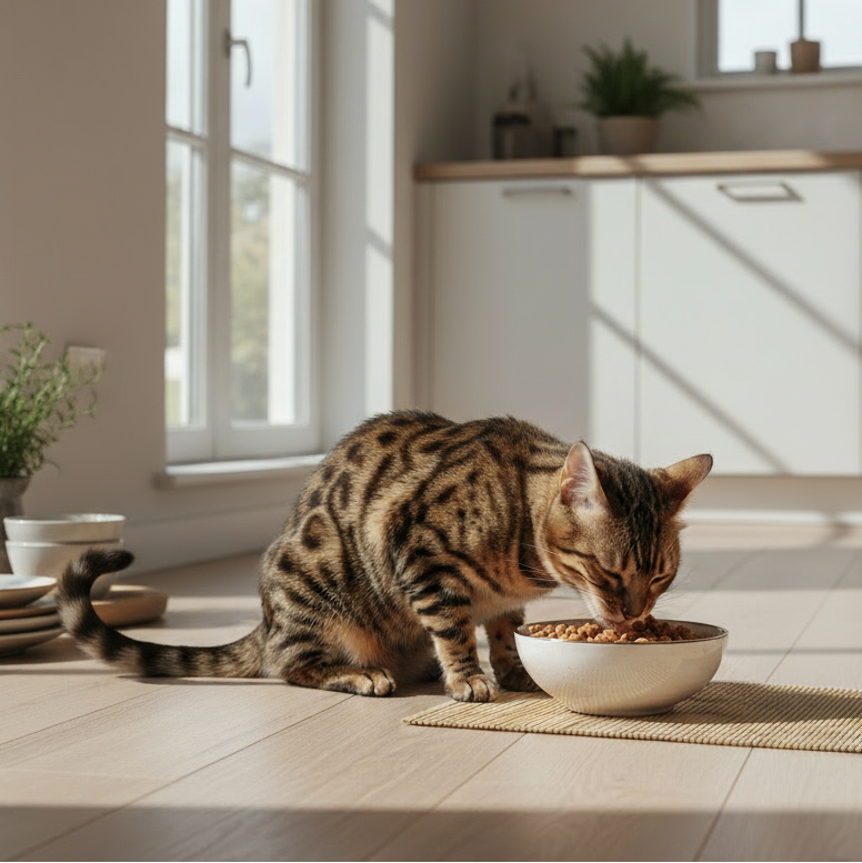 Lifestyle-Bild Katzenfutter ohne Sack