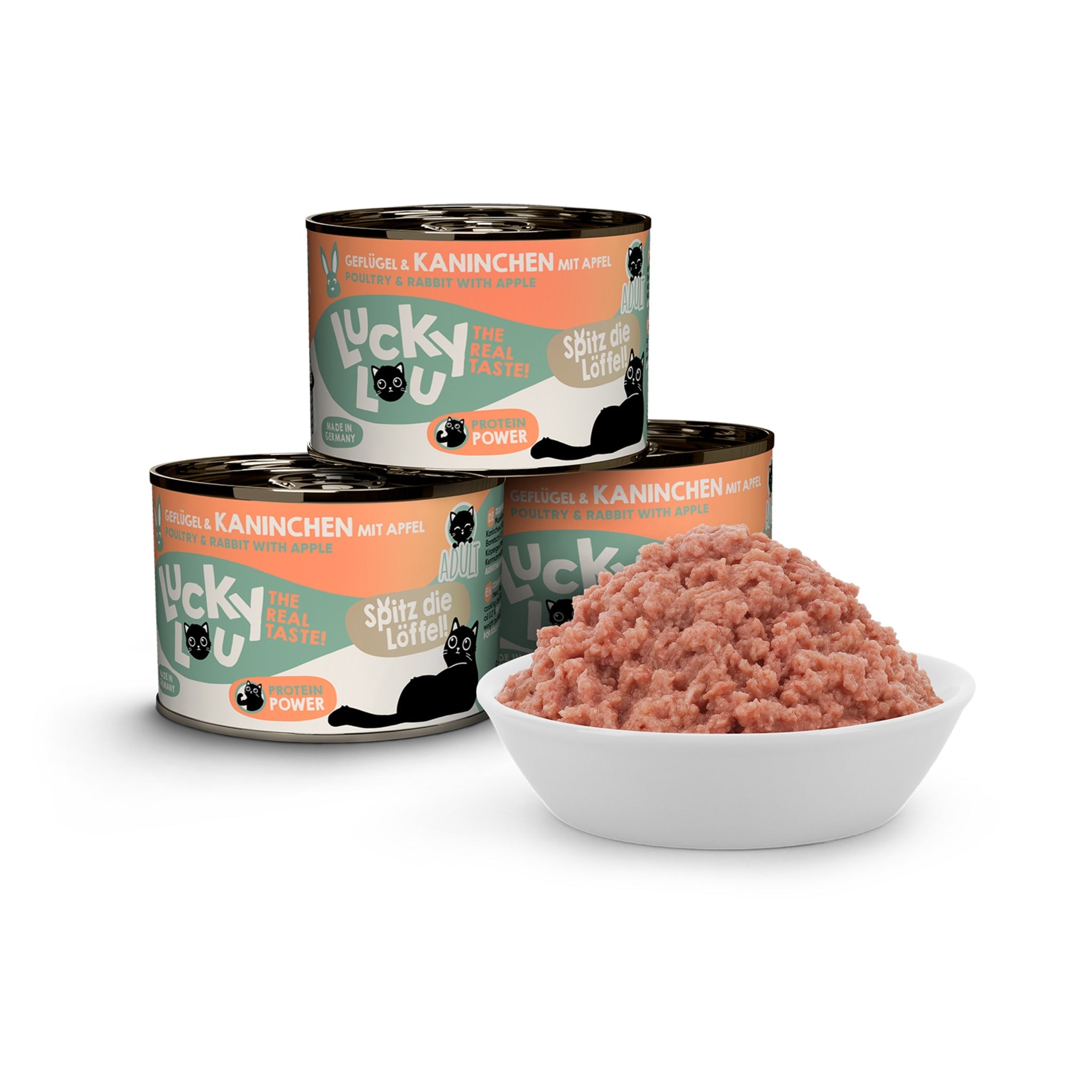 Lucky Lou Life Stage Adult Geflügel & Kaninchen, Katzen Nassfutter - Woofshack