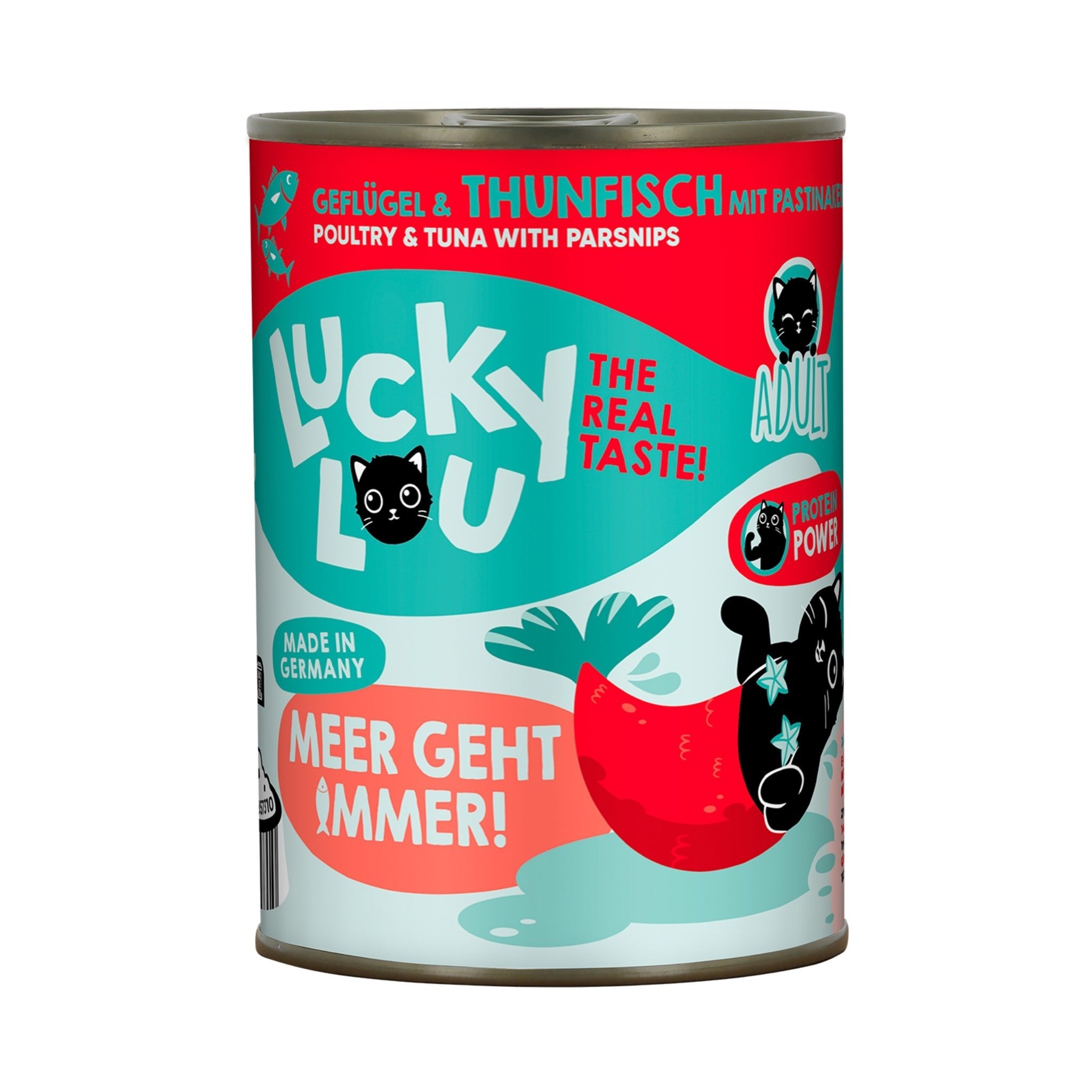 Lucky Lou Life Stage Adult Geflügel & Thunfisch, Katzen Nassfutter - Woofshack