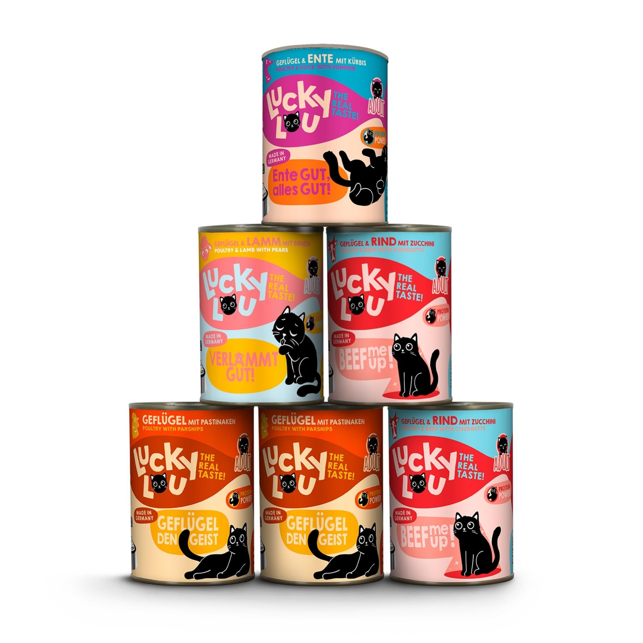 Lucky Lou Life Stage Adult Tasty - Mix, Katzen Nassfutter - Woofshack
