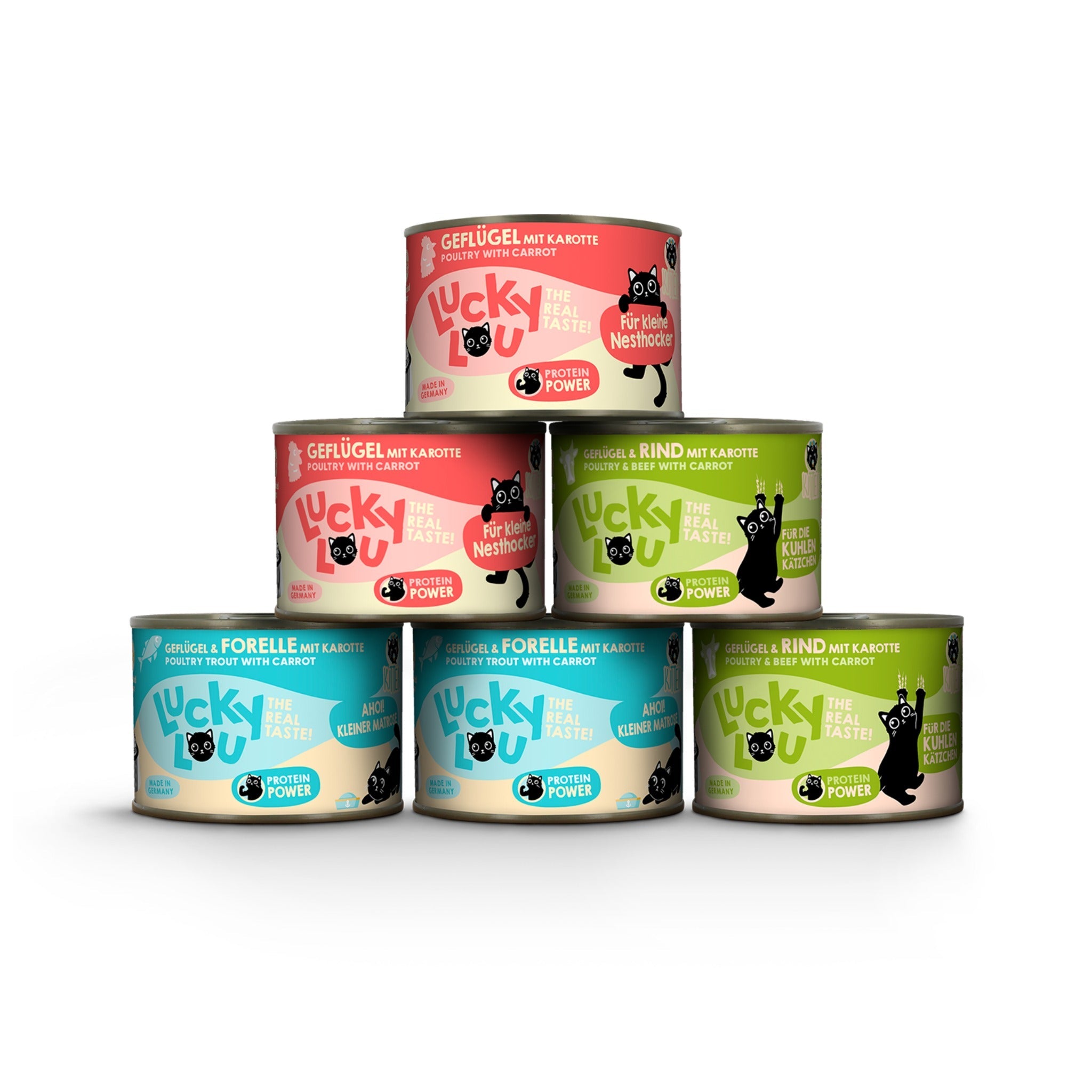 Lucky Lou Life Stage Kitten Kiddy Mix, Katzen Nassfutter - Woofshack