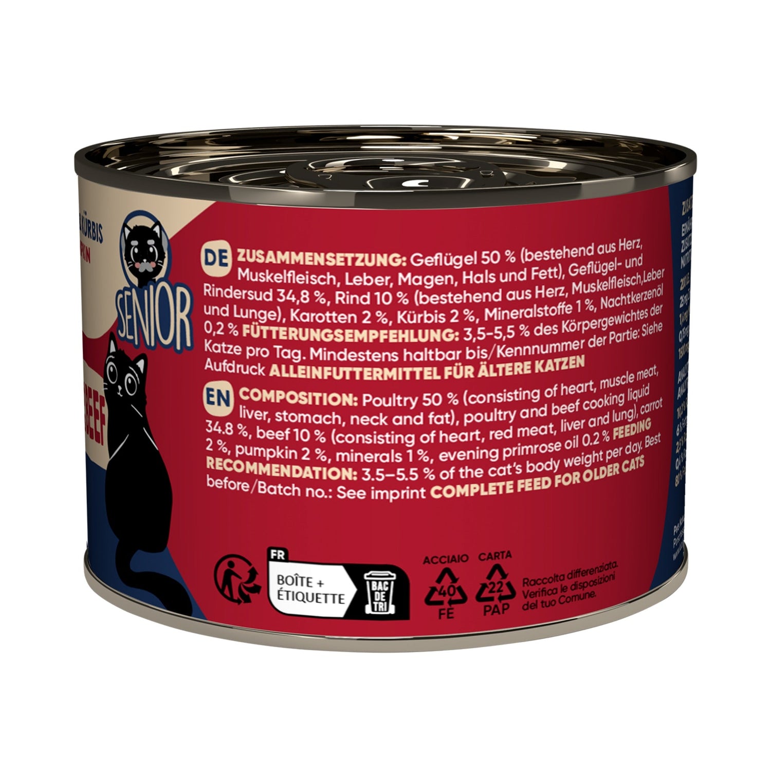 Lucky Lou Life Stage Senior Geflügel & Rind, Katzen Nassfutter - Woofshack