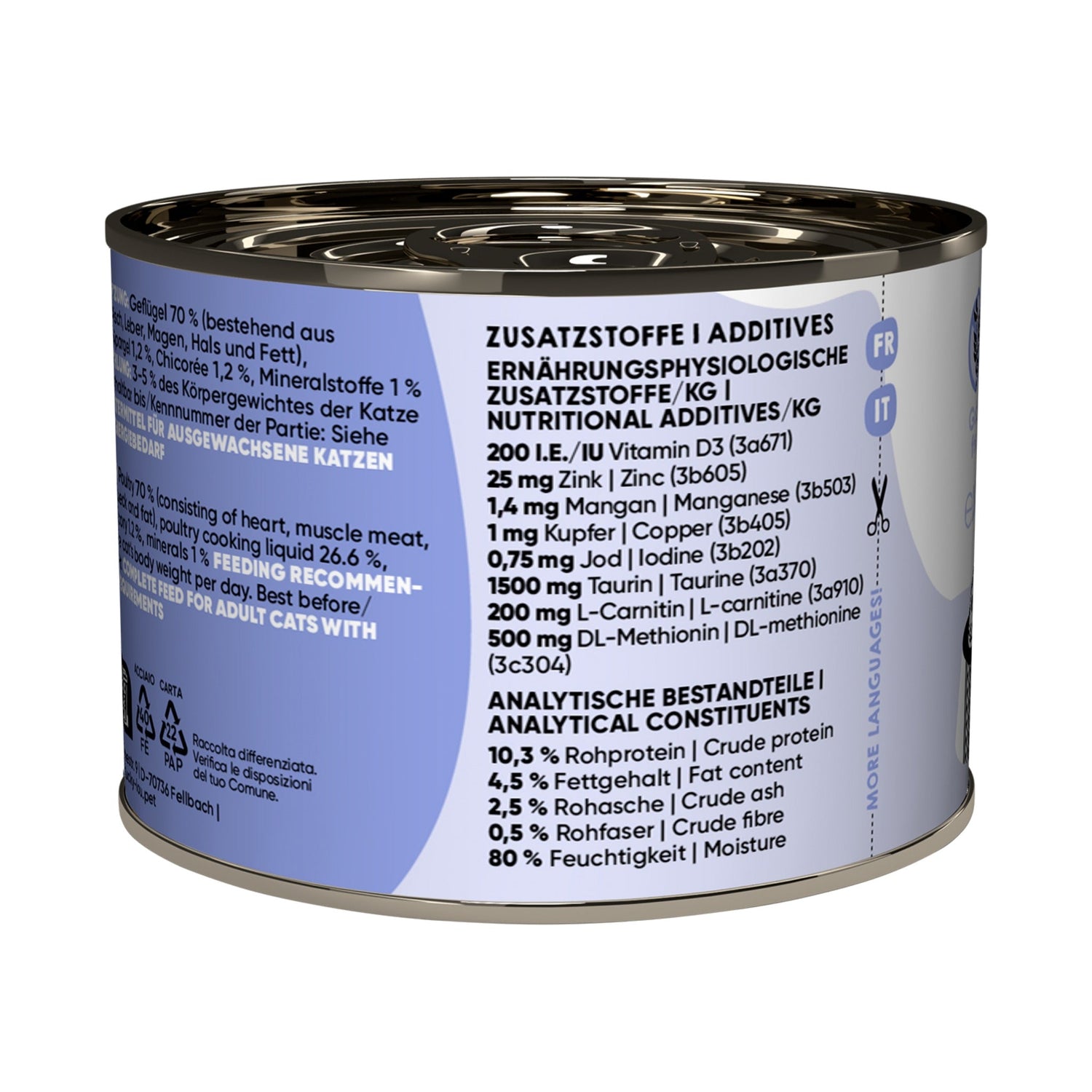 Lucky Lou Life Stage Sterilized Geflügel, Katzen Nassfutter - Woofshack