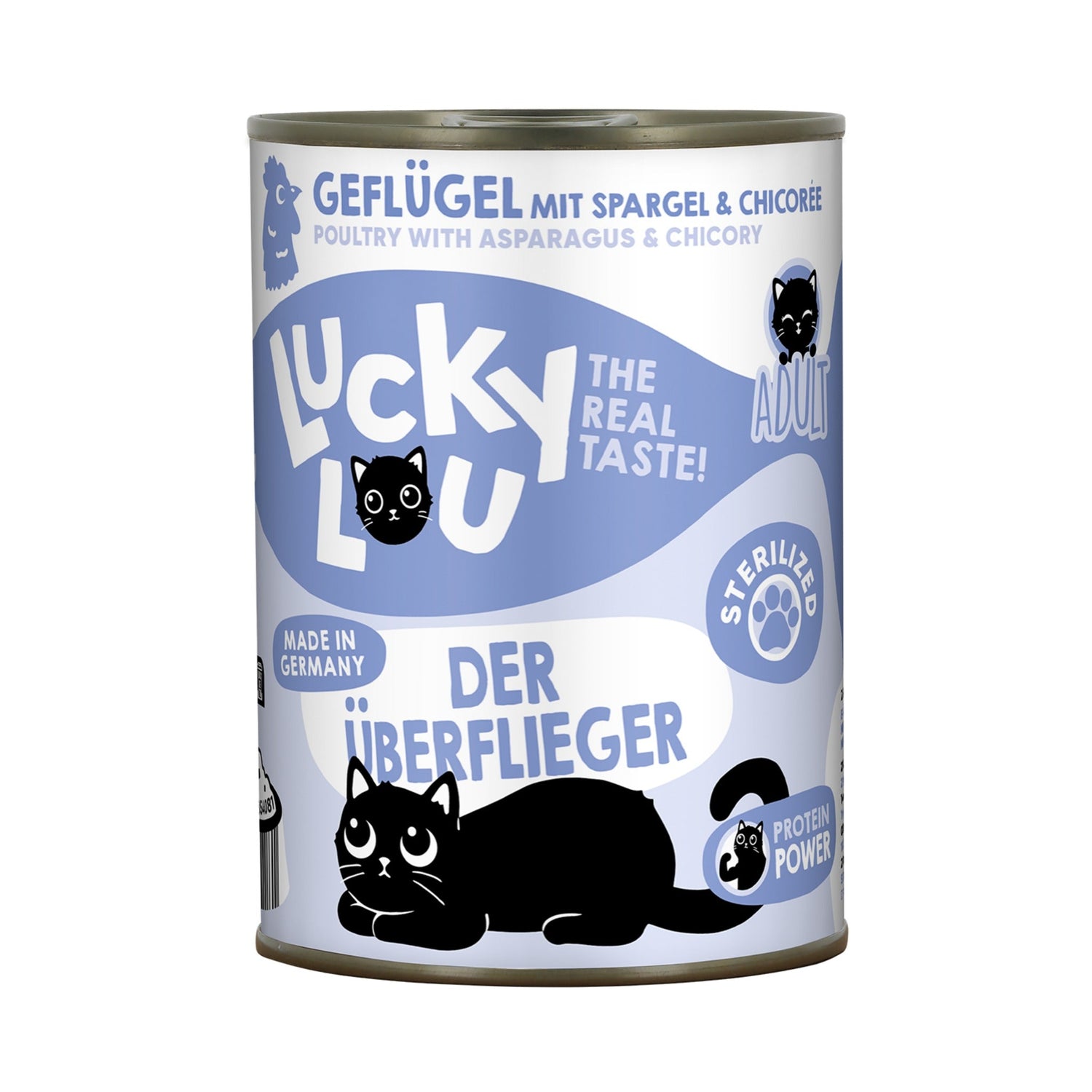 Lucky Lou Life Stage Sterilized Geflügel, Katzen Nassfutter - Woofshack