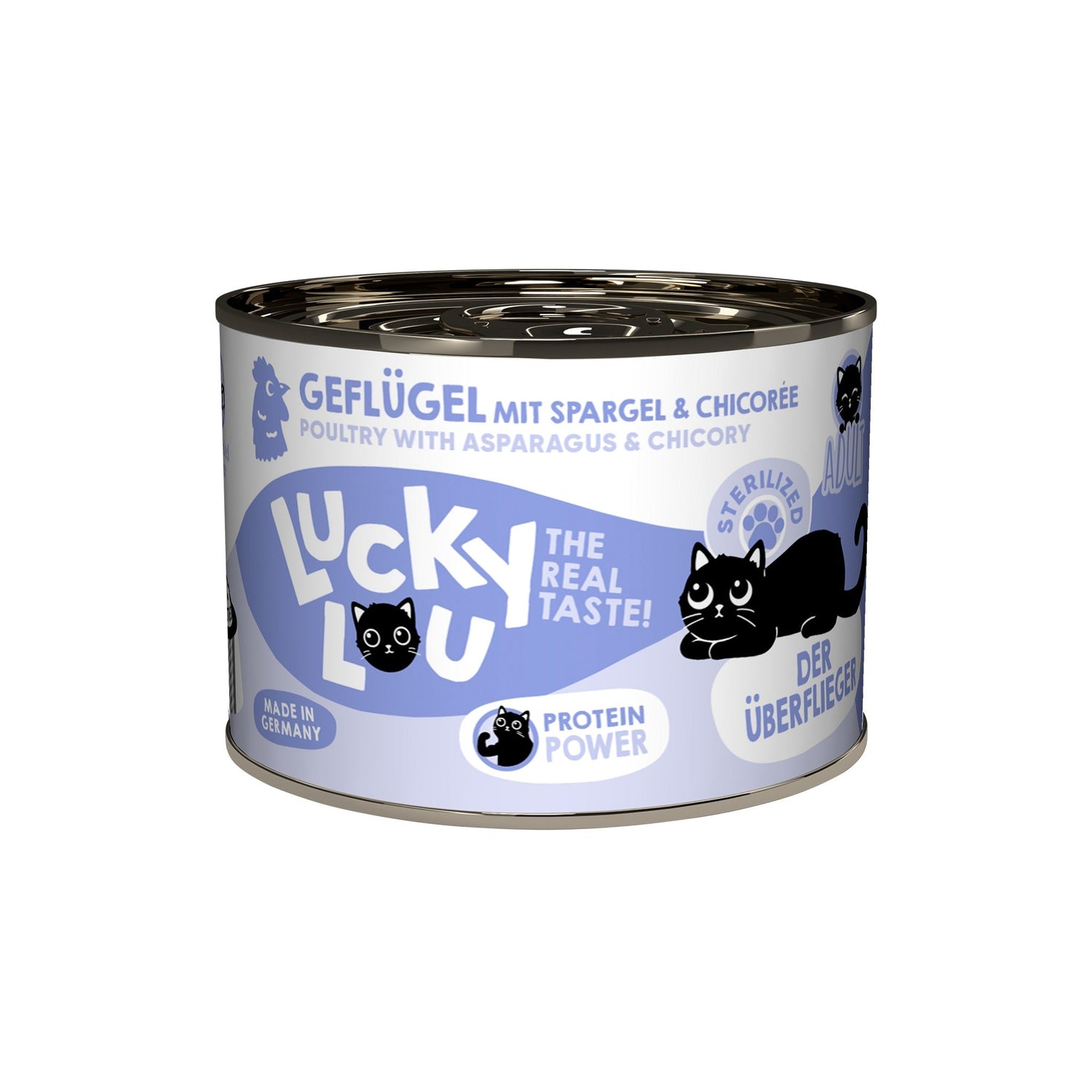 Lucky Lou Life Stage Sterilized Geflügel, Katzen Nassfutter - Woofshack