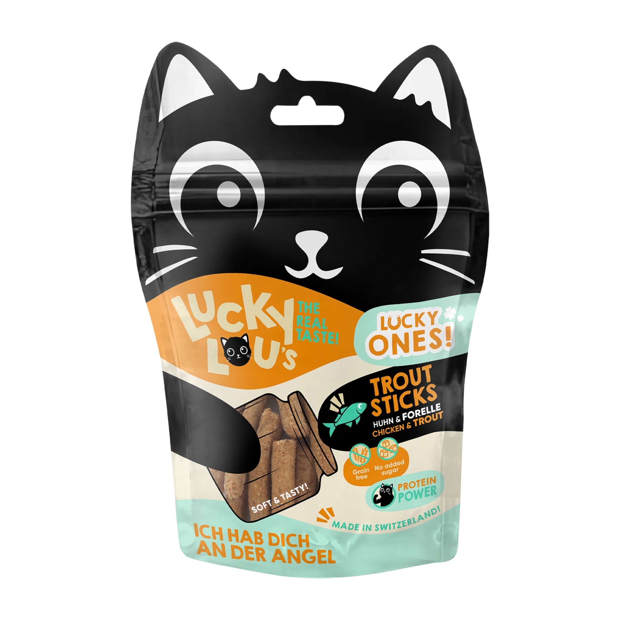 Lucky Lou Lucky Ones Sticks Huhn & Forelle, Katzensnack - Woofshack