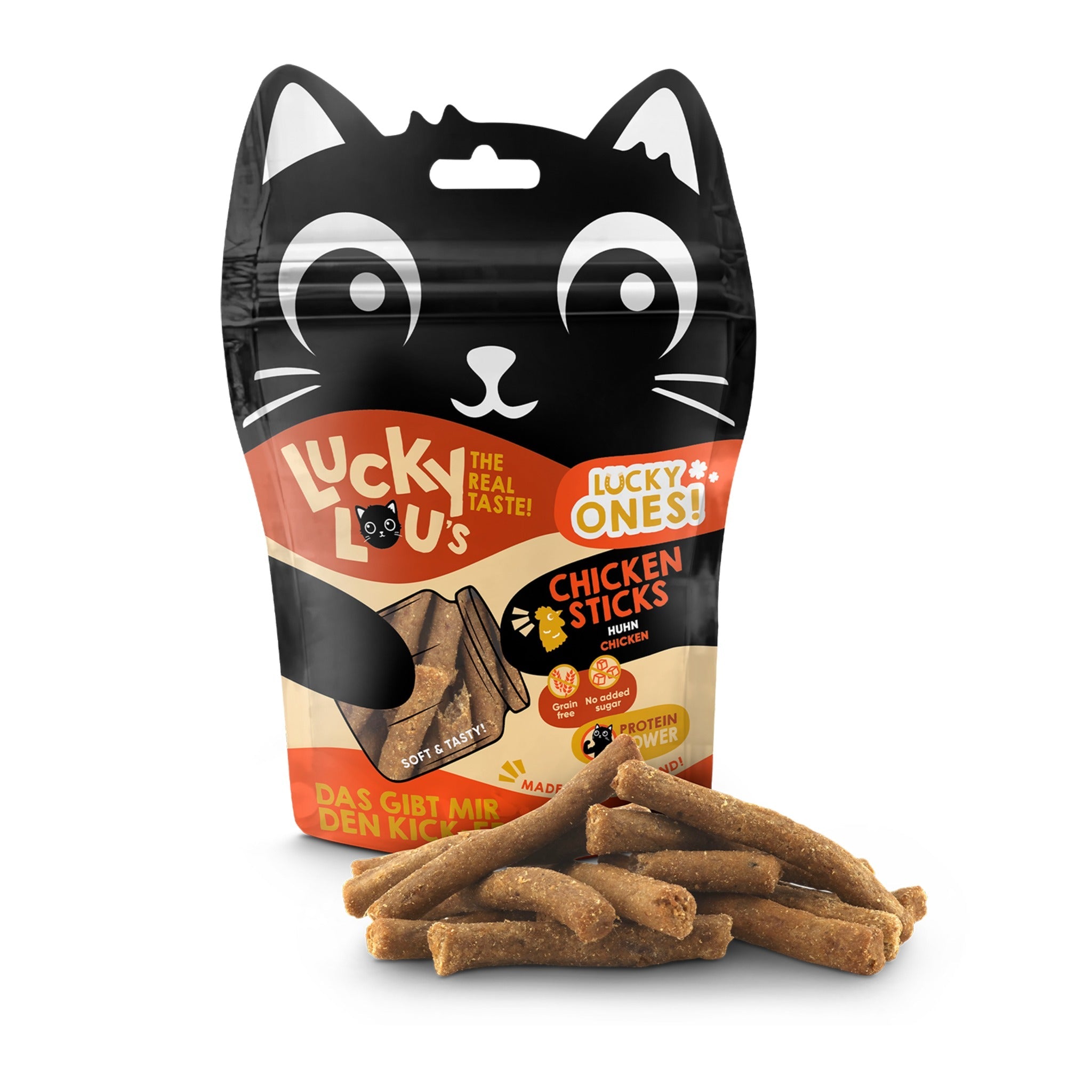 Lucky Lou Lucky Ones Sticks Huhn, Katzensnack - Woofshack