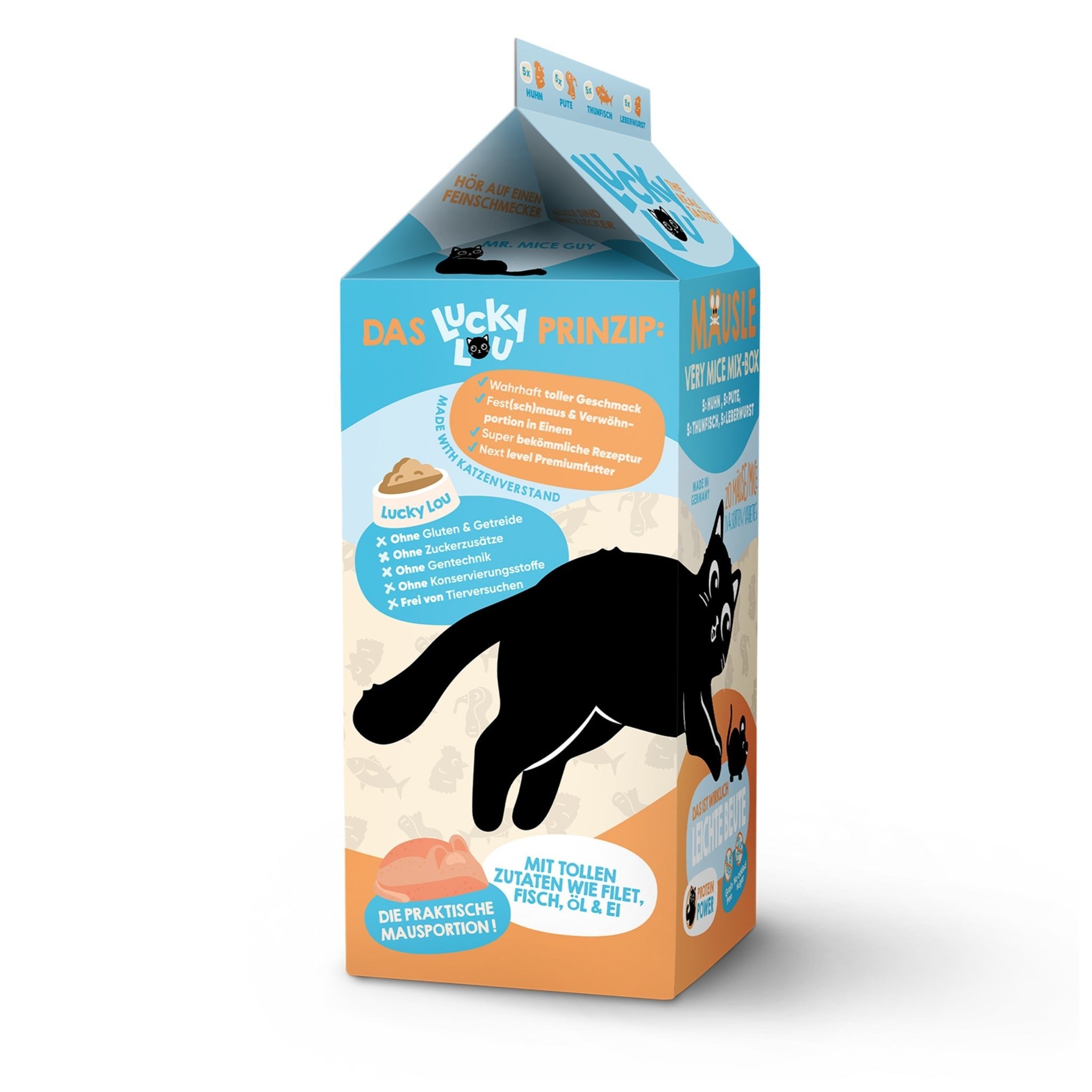 Lucky Lou Mäusle Multipack, Katzensnack - Woofshack