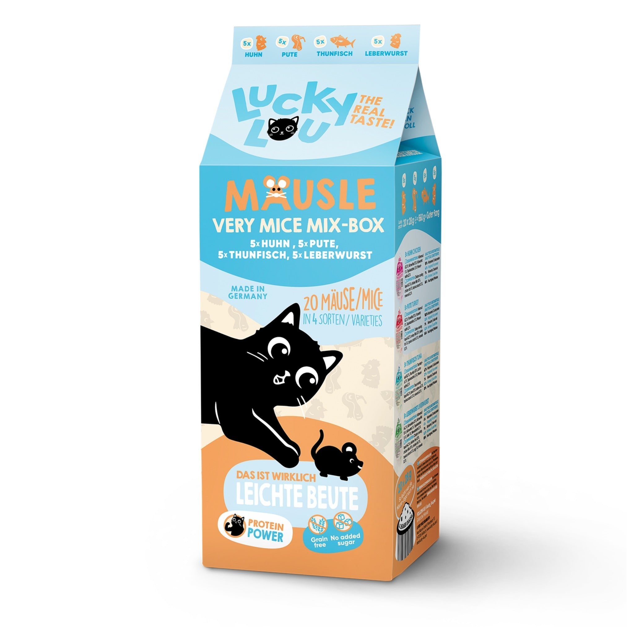 Lucky Lou Mäusle Multipack, Katzensnack - Woofshack