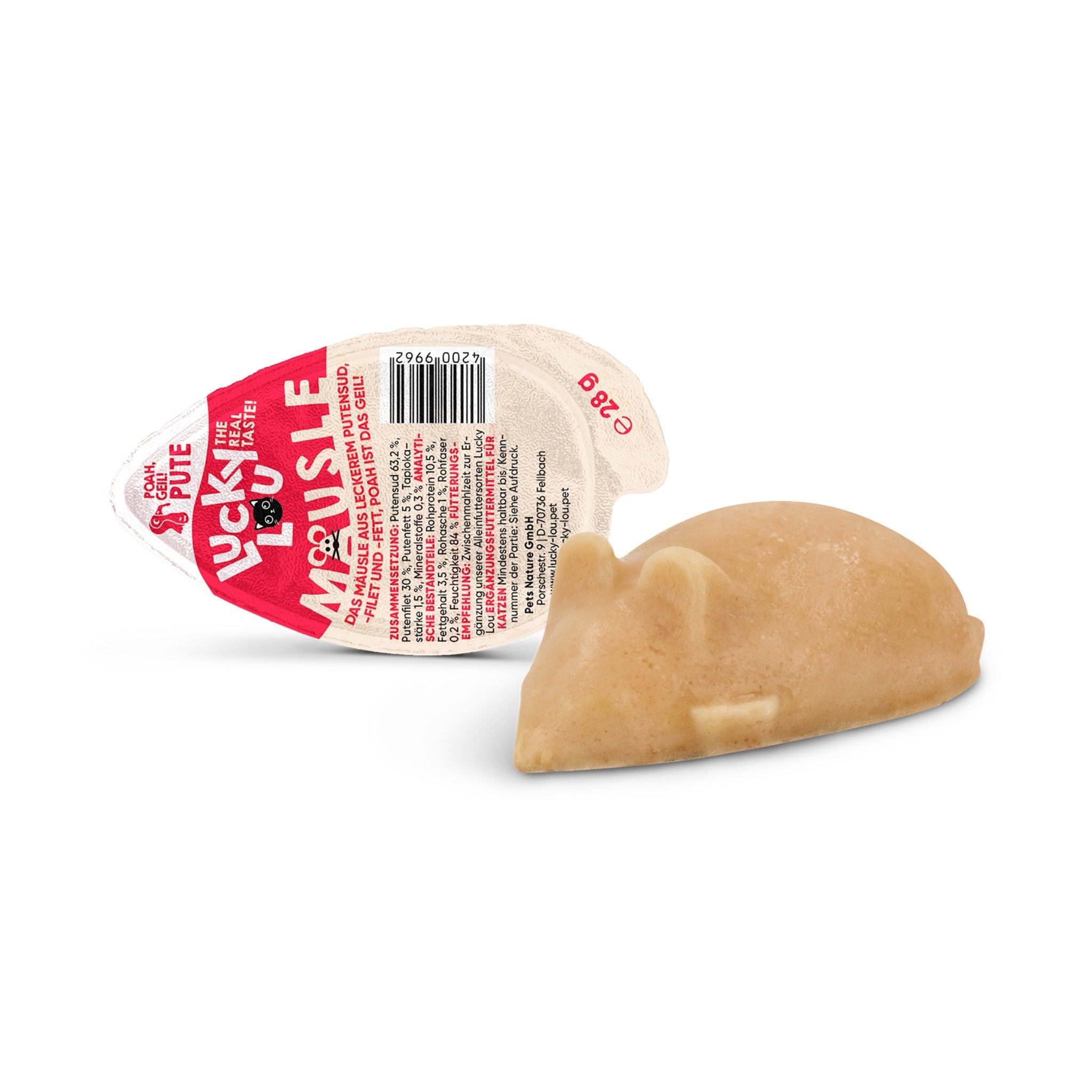 Lucky Lou Mäusle Pute, Katzensnack - Woofshack