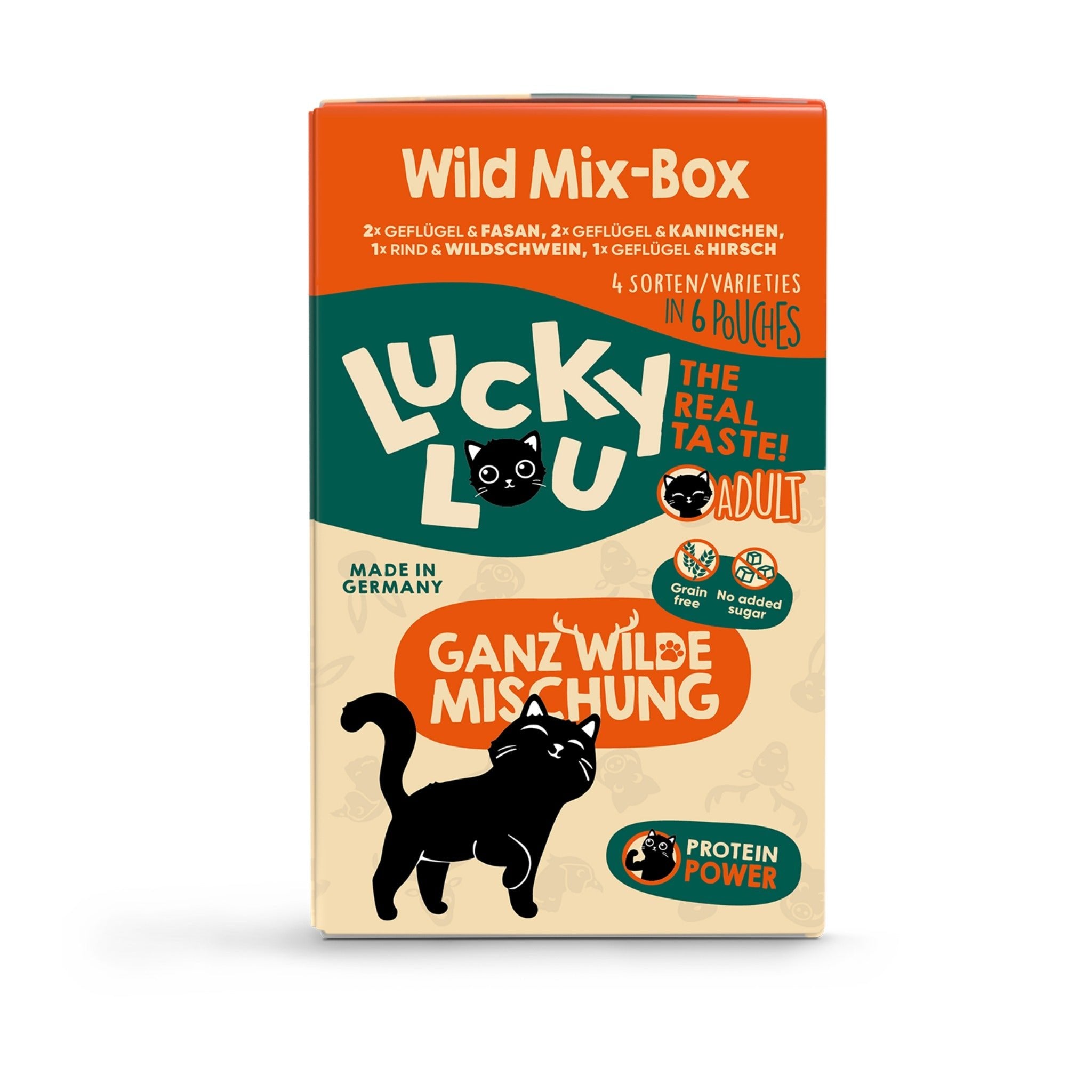 Lucky Lou Pouch Life Stage Adult Wild - Mix, Katzen Nassfutter - Woofshack
