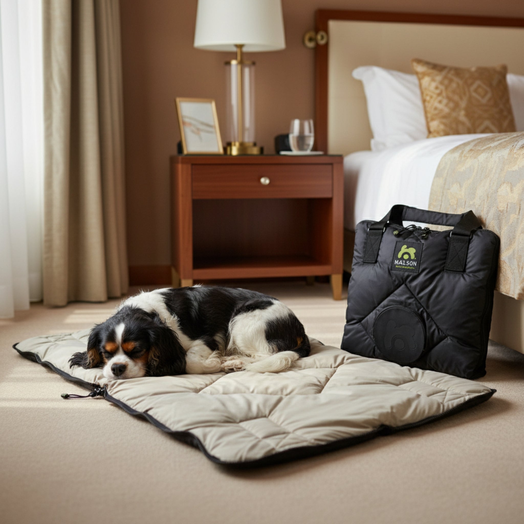 Maelson Cosy Roll Reisedecke - Kuschelige Hundedecke für unterwegs - Woofshack