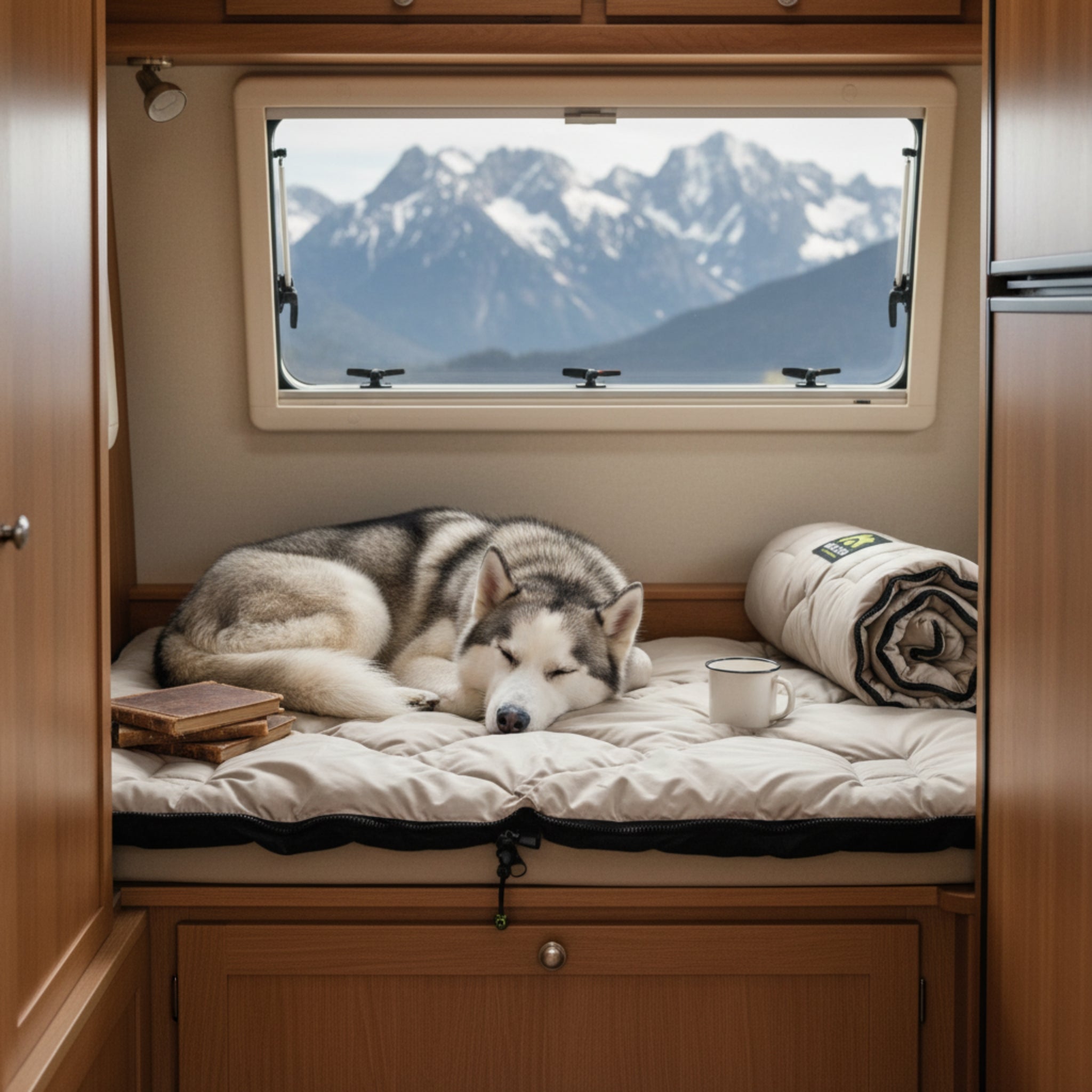 Maelson Cosy Roll Reisedecke - Kuschelige Hundedecke für unterwegs - Woofshack