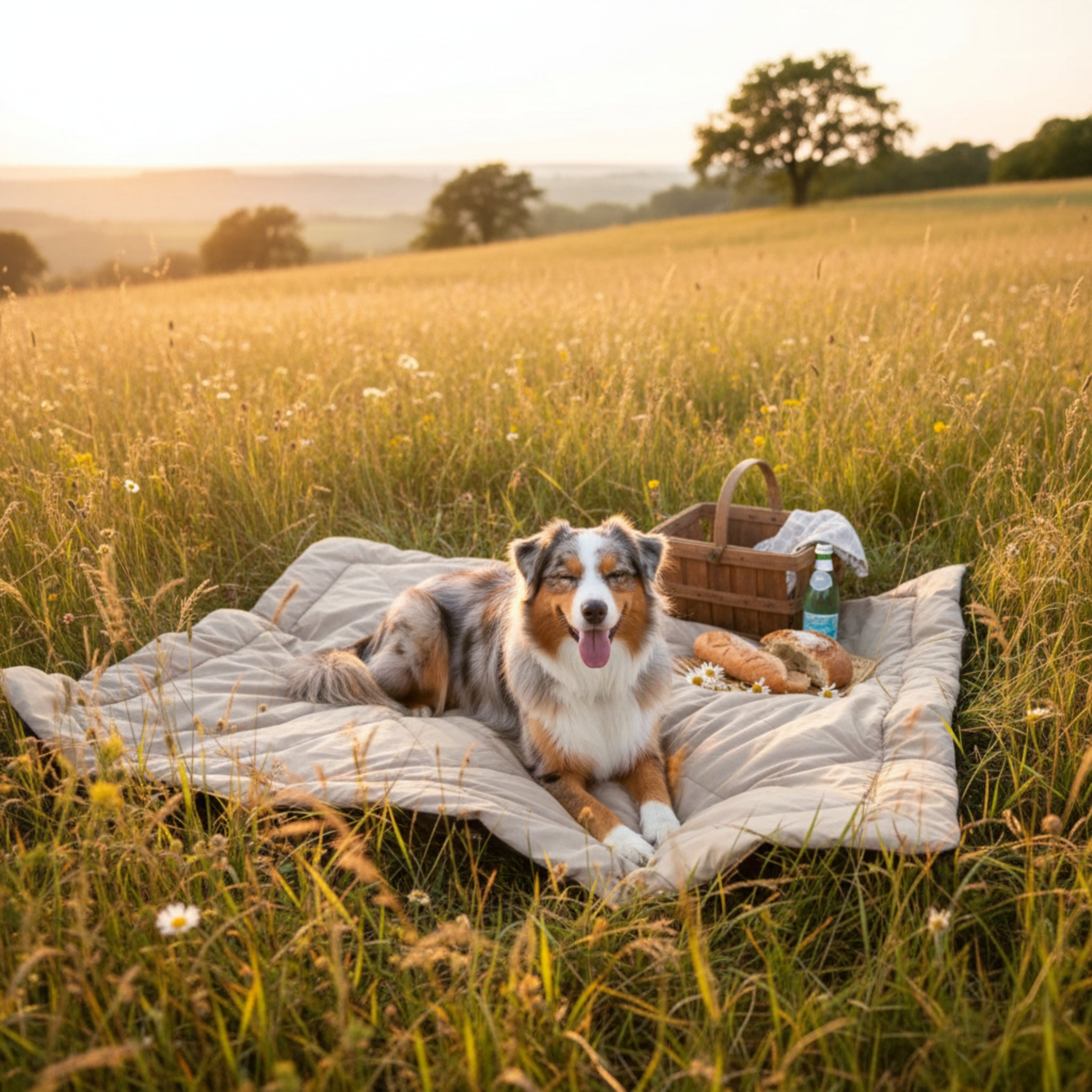 Maelson Cosy Roll Reisedecke - Kuschelige Hundedecke für unterwegs - Woofshack