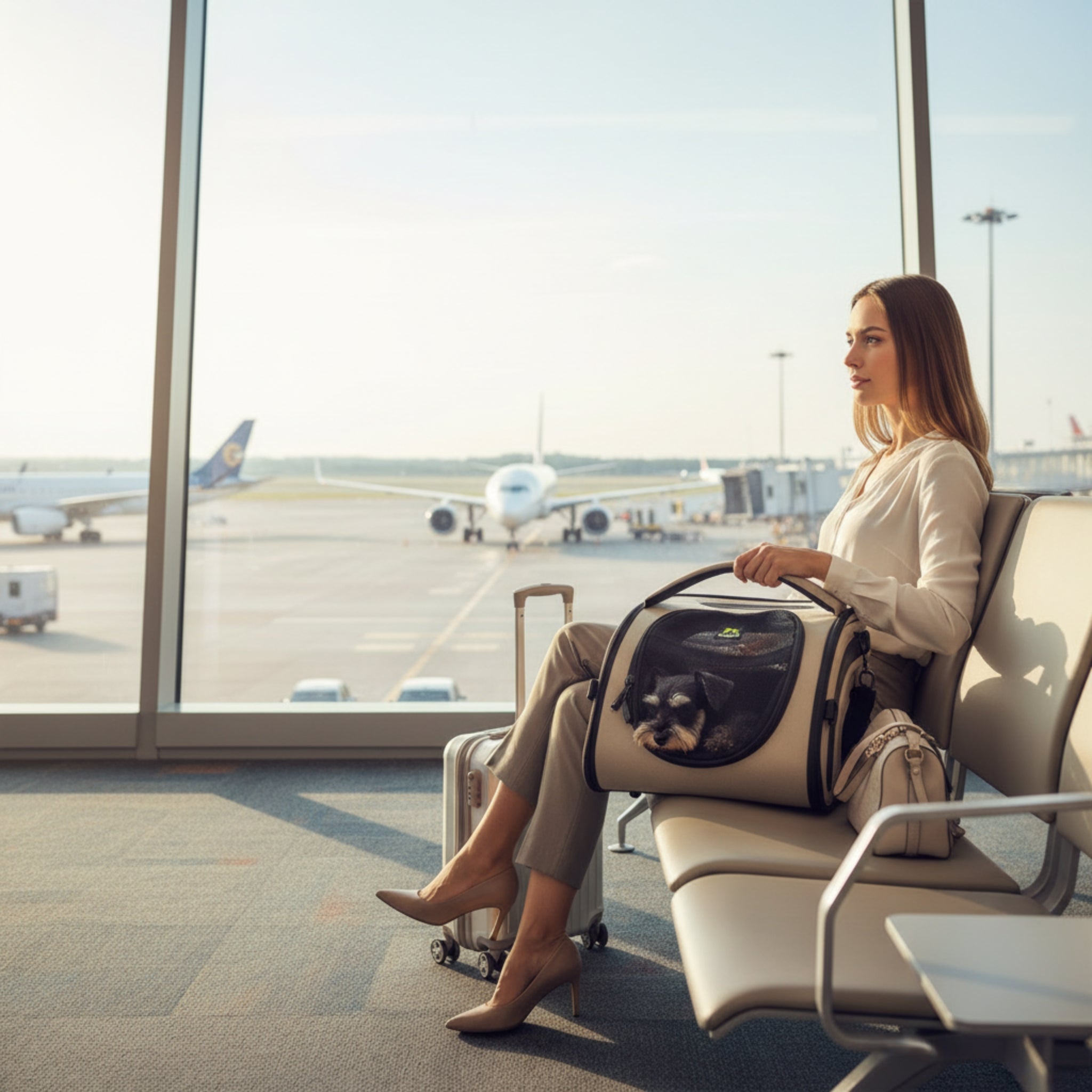 Maelson Snuggle Kennel Hundetransportbox – Flugzeug & Auto - Woofshack