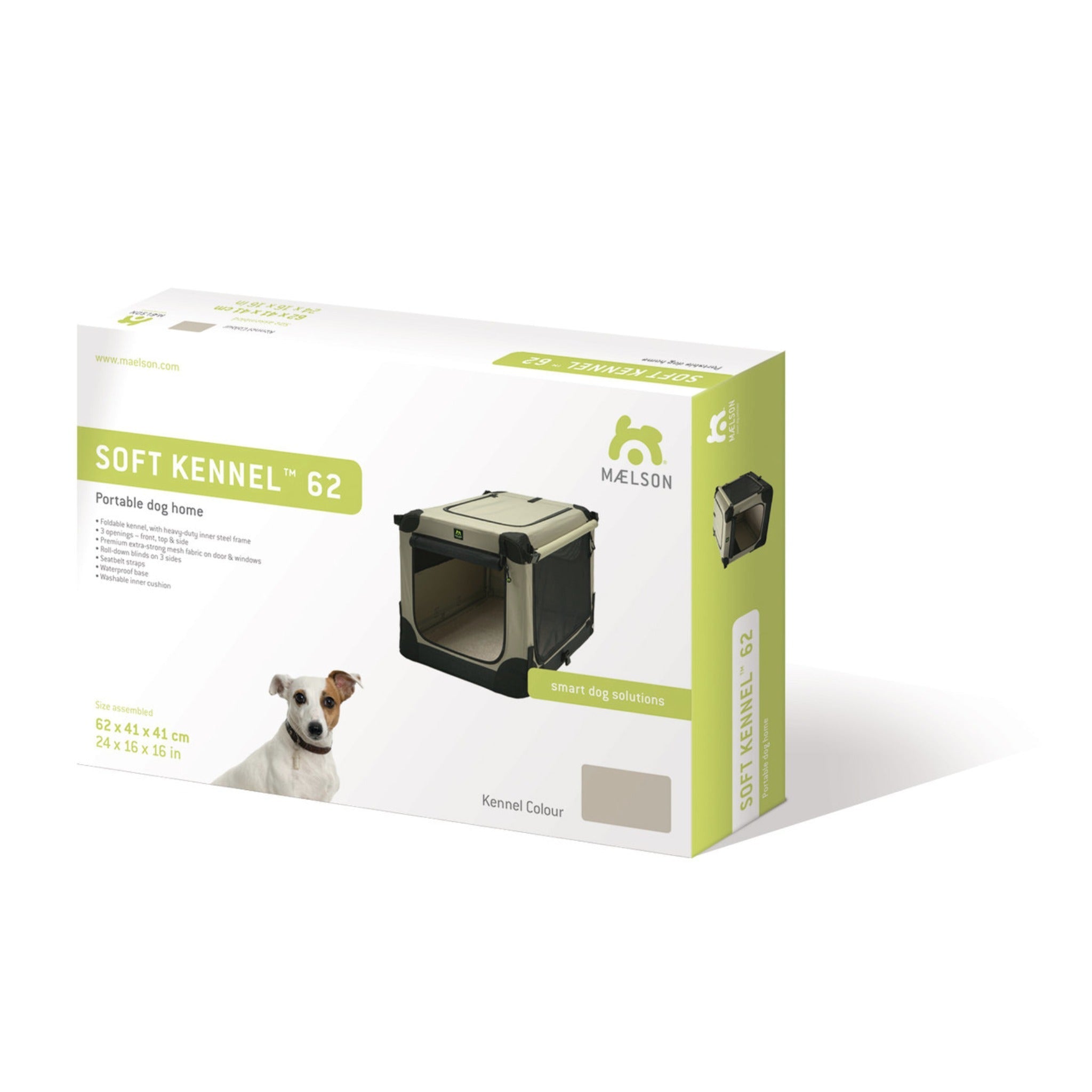 Maelson Soft Kennel, Faltbare Hunde Transportbox - Woofshack