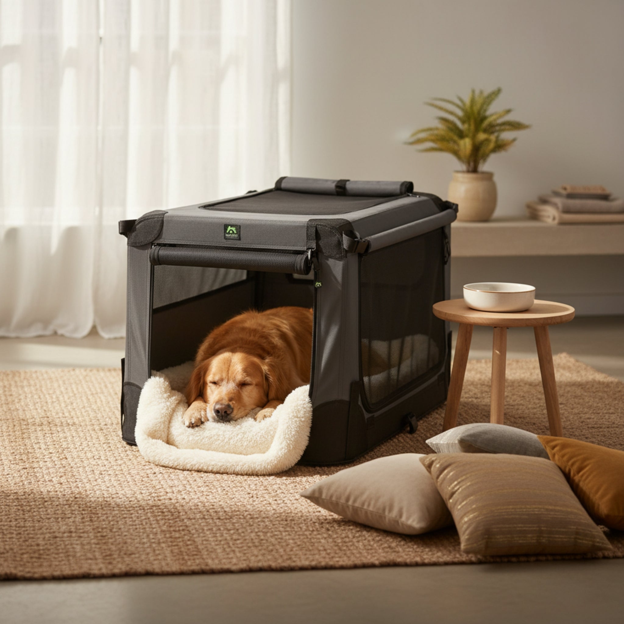 Maelson Soft Kennel, Faltbare Hunde Transportbox - Woofshack