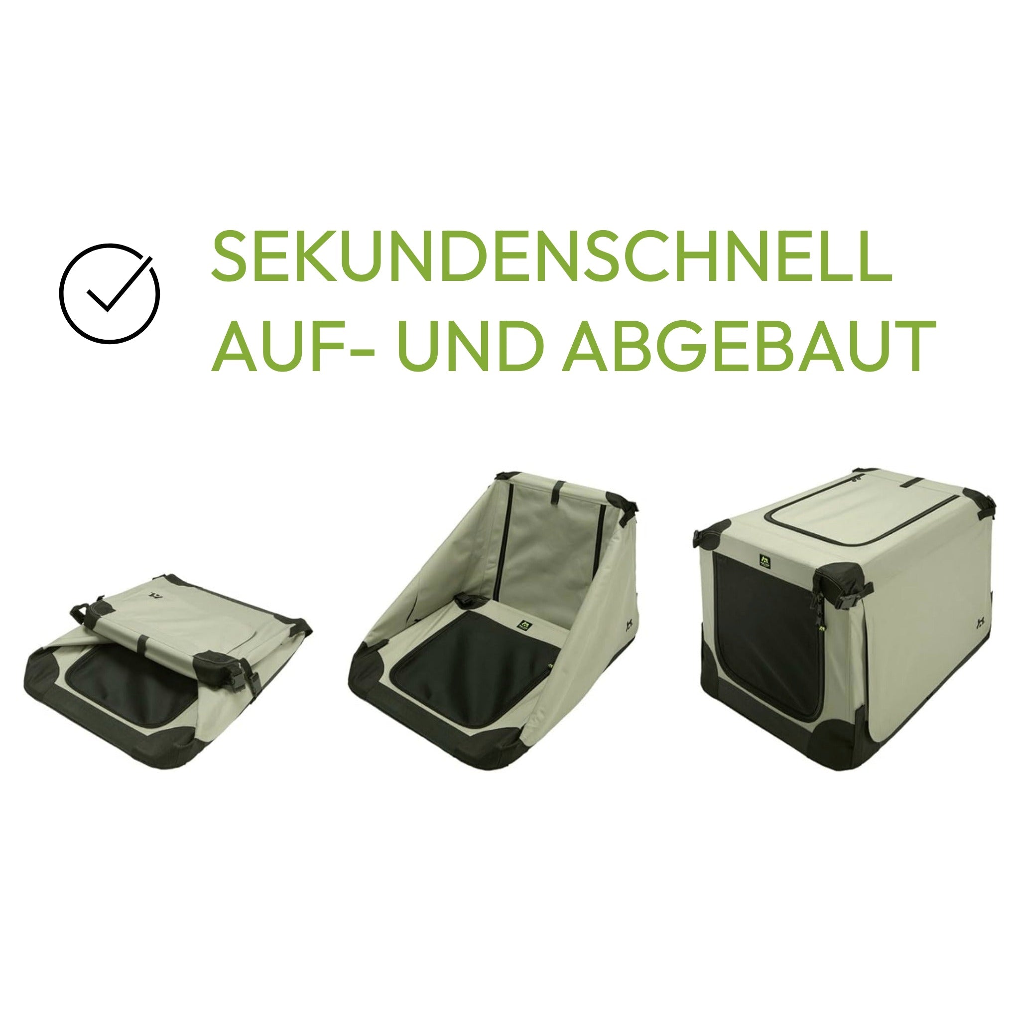 Maelson Soft Kennel, Faltbare Hunde Transportbox - Woofshack
