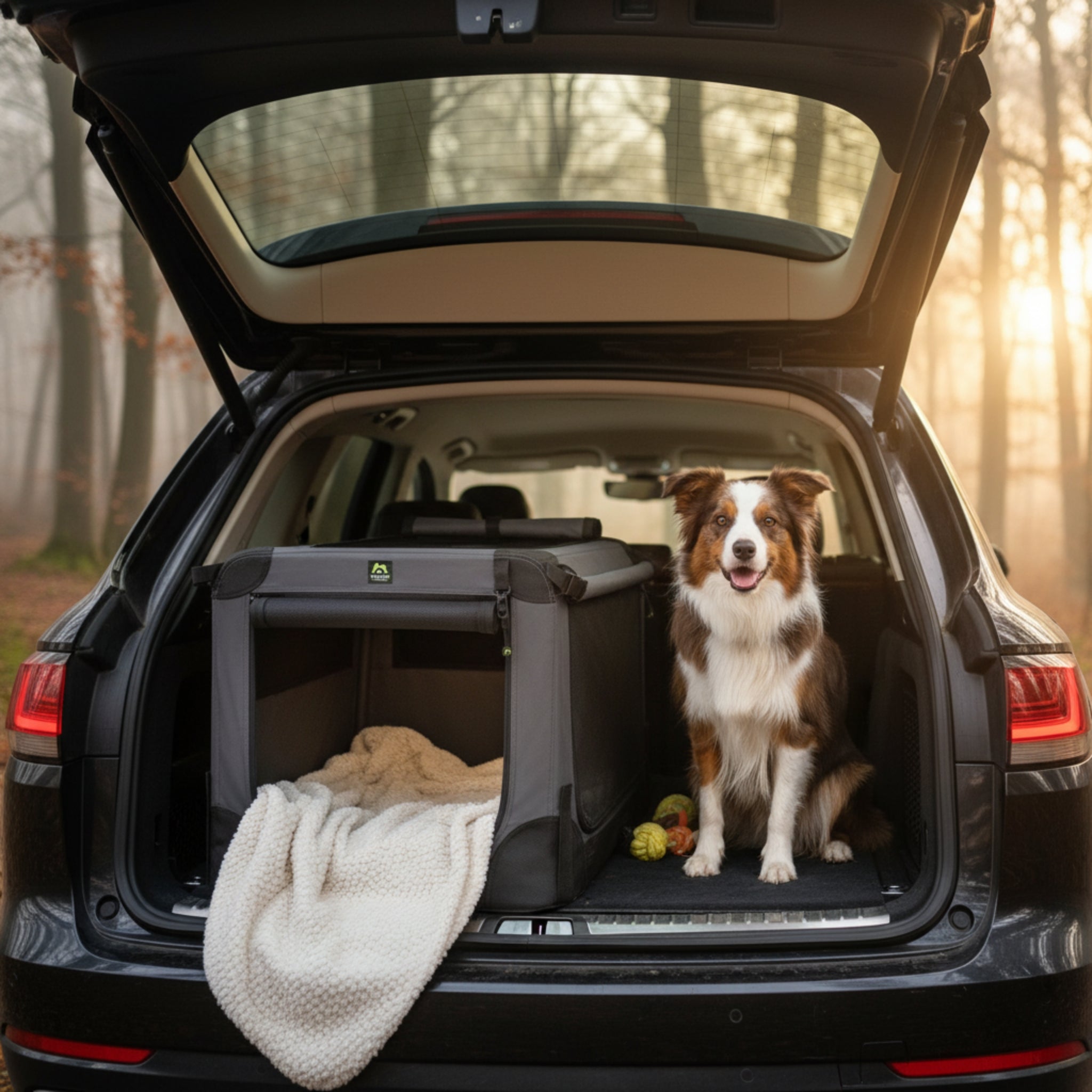 Maelson Soft Kennel, Faltbare Hunde Transportbox - Woofshack