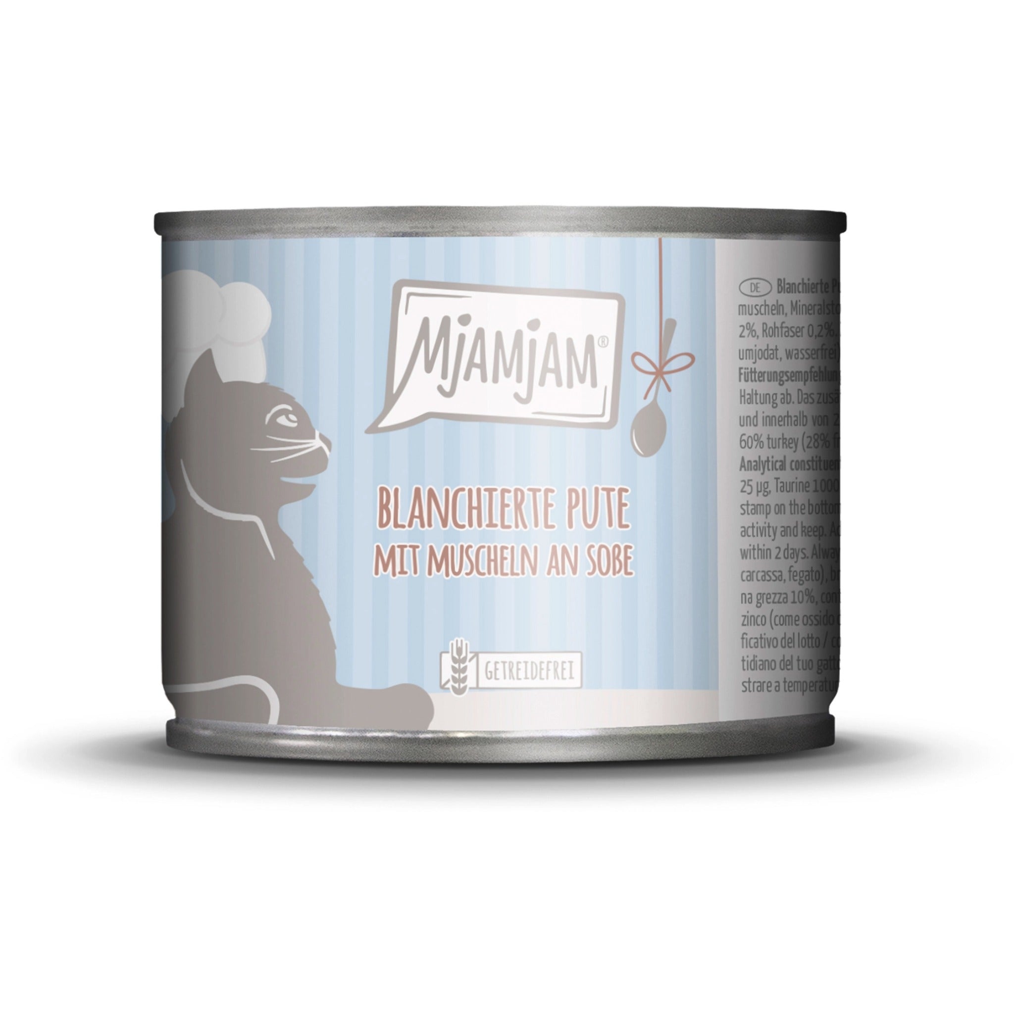 MjAMjAM Blanchierte Pute & Muscheln - Katzen Nassfutter - Woofshack