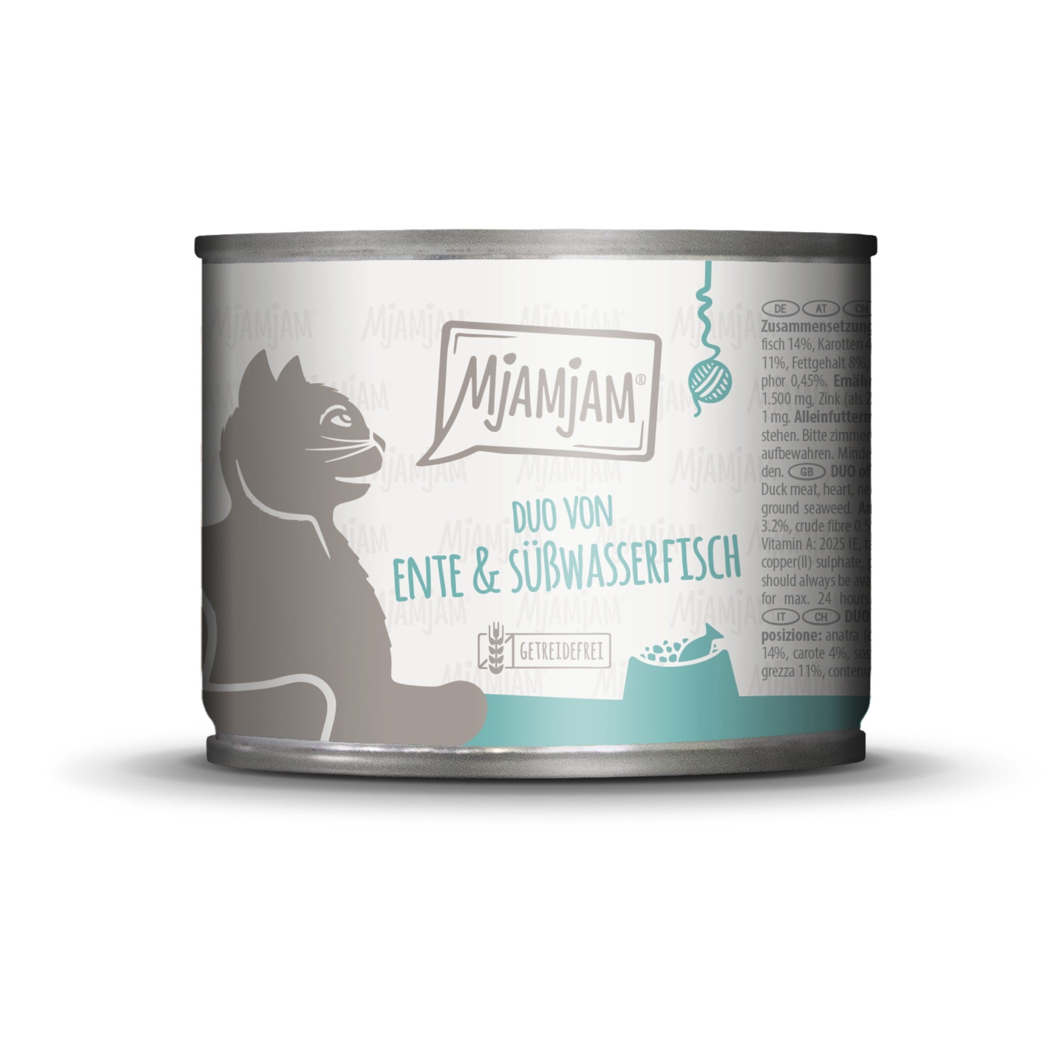 MjAMjAM Ente & Süßwasserfisch - Katzen Nassfutter - Woofshack