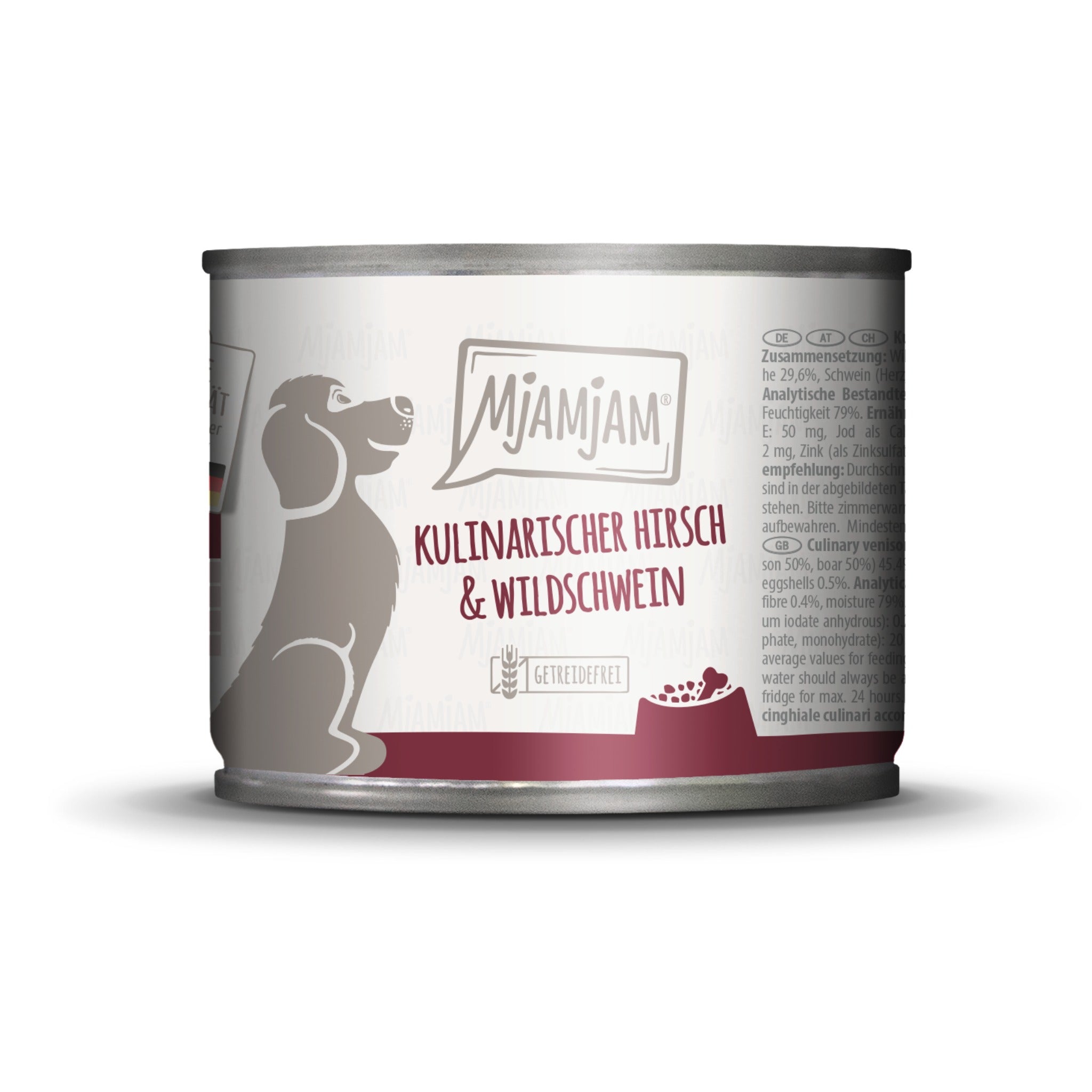 MjAMjAM Hirsch & Wildschwein - Hunde Nassfutter - Woofshack