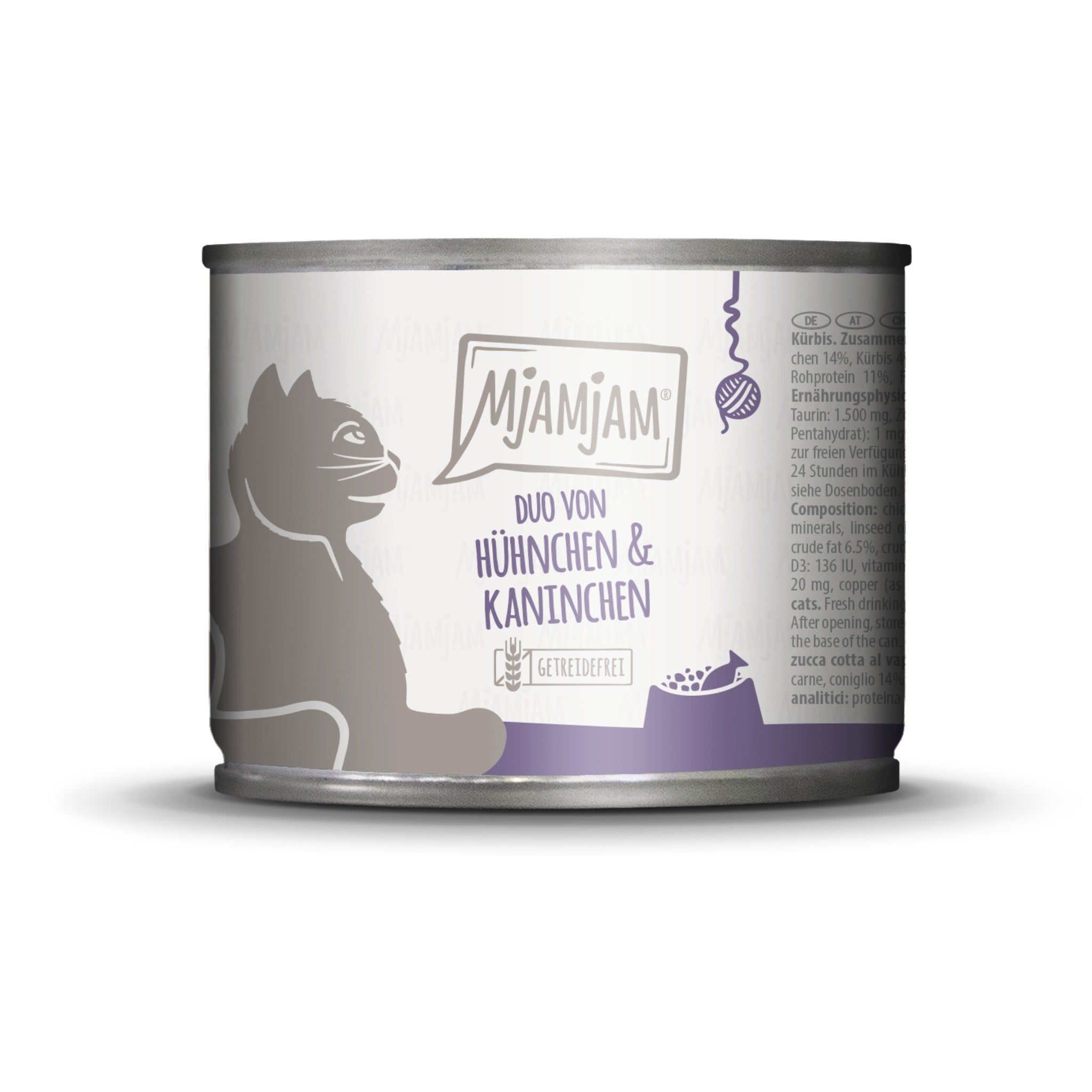 MjAMjAM Huhn & Kaninchen - Katzen Nassfutter - Woofshack