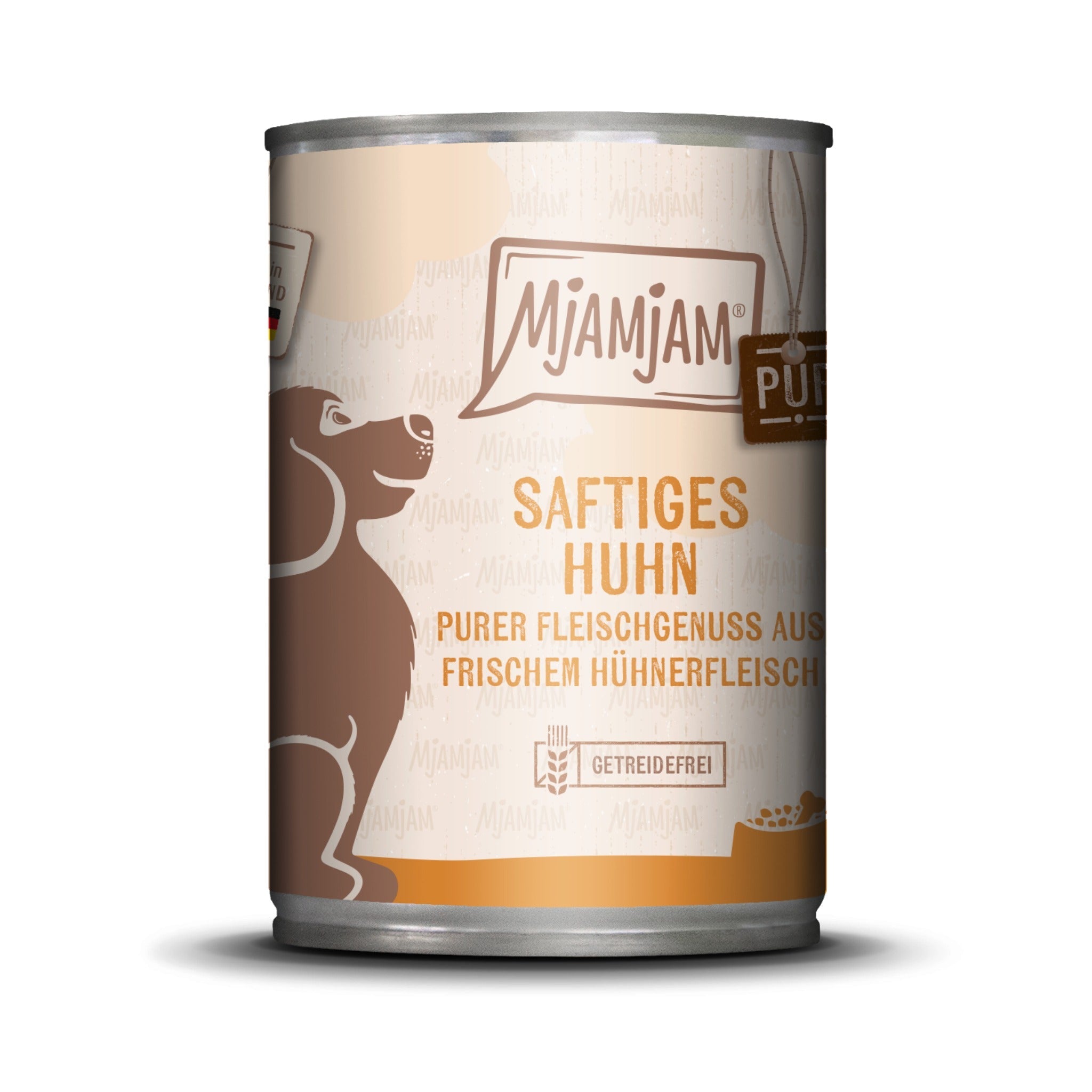 MjAMjAM Huhn Pur - Hunde Nassfutter - Woofshack