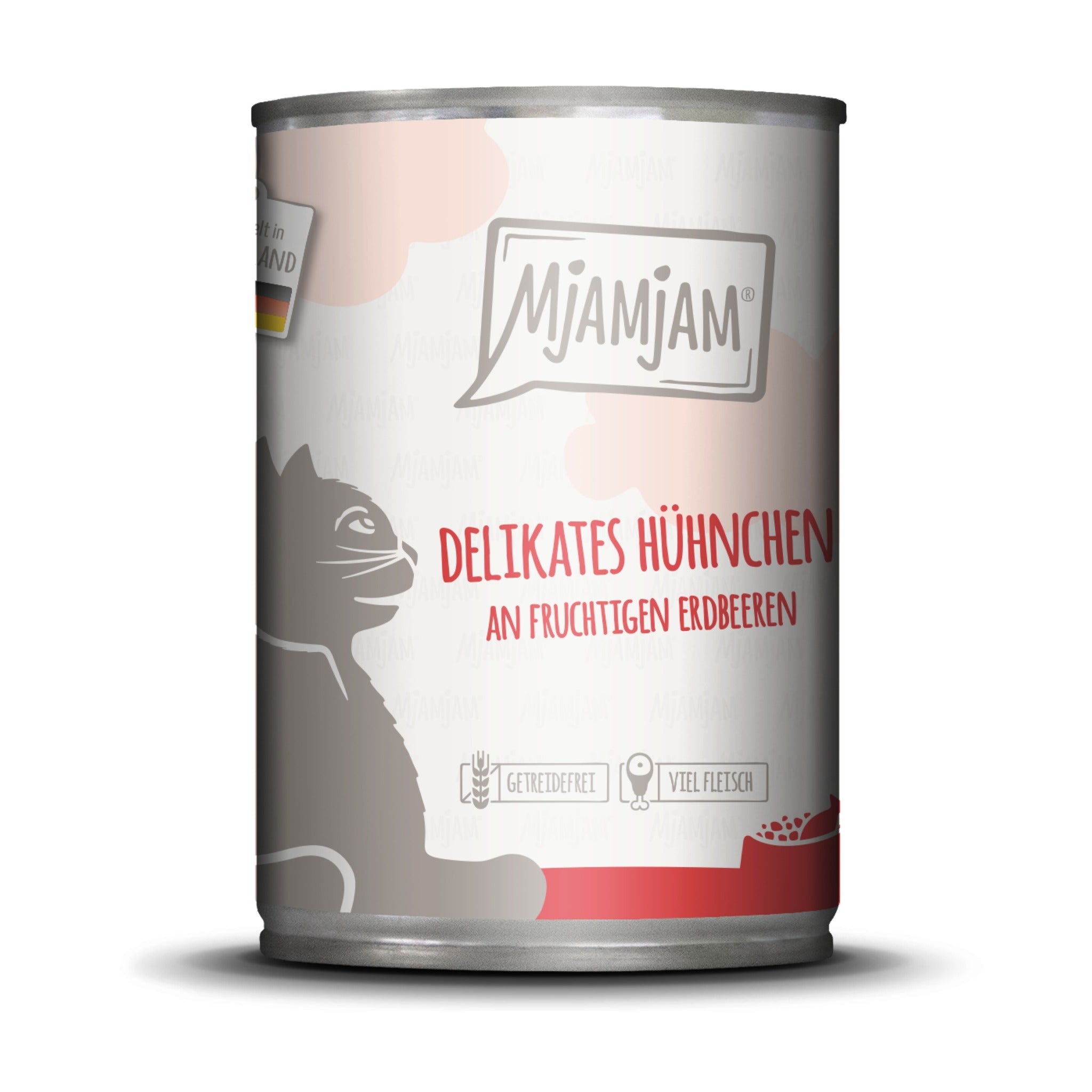 MjAMjAM Hühnchen & Erdbeeren - Katzen Nassfutter - Woofshack