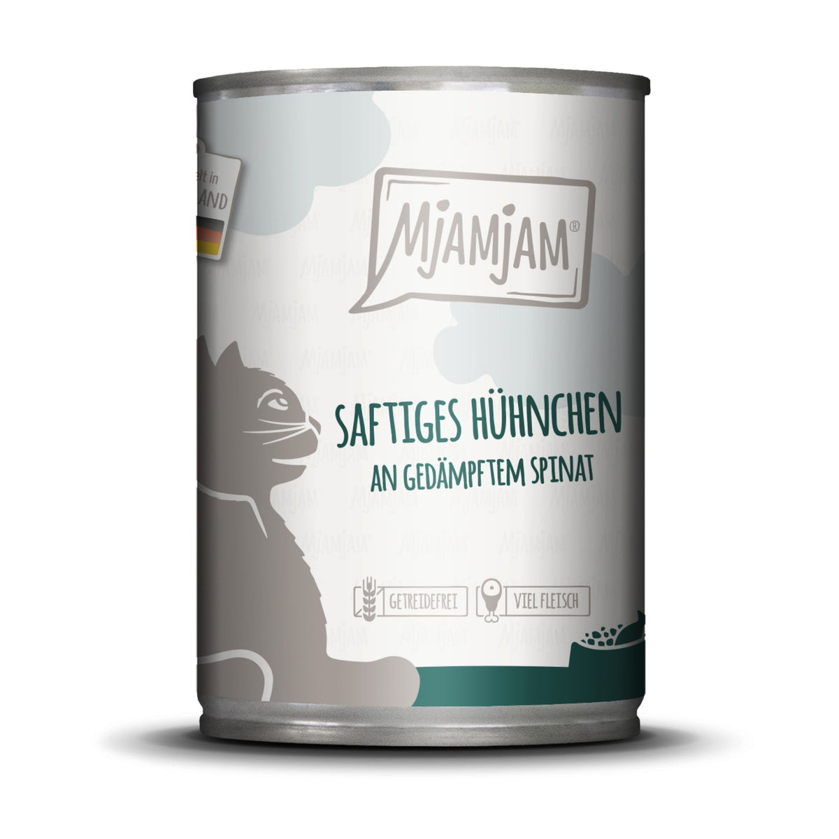 MjAMjAM Hühnchen & Spinat - Katzen Nassfutter - Woofshack
