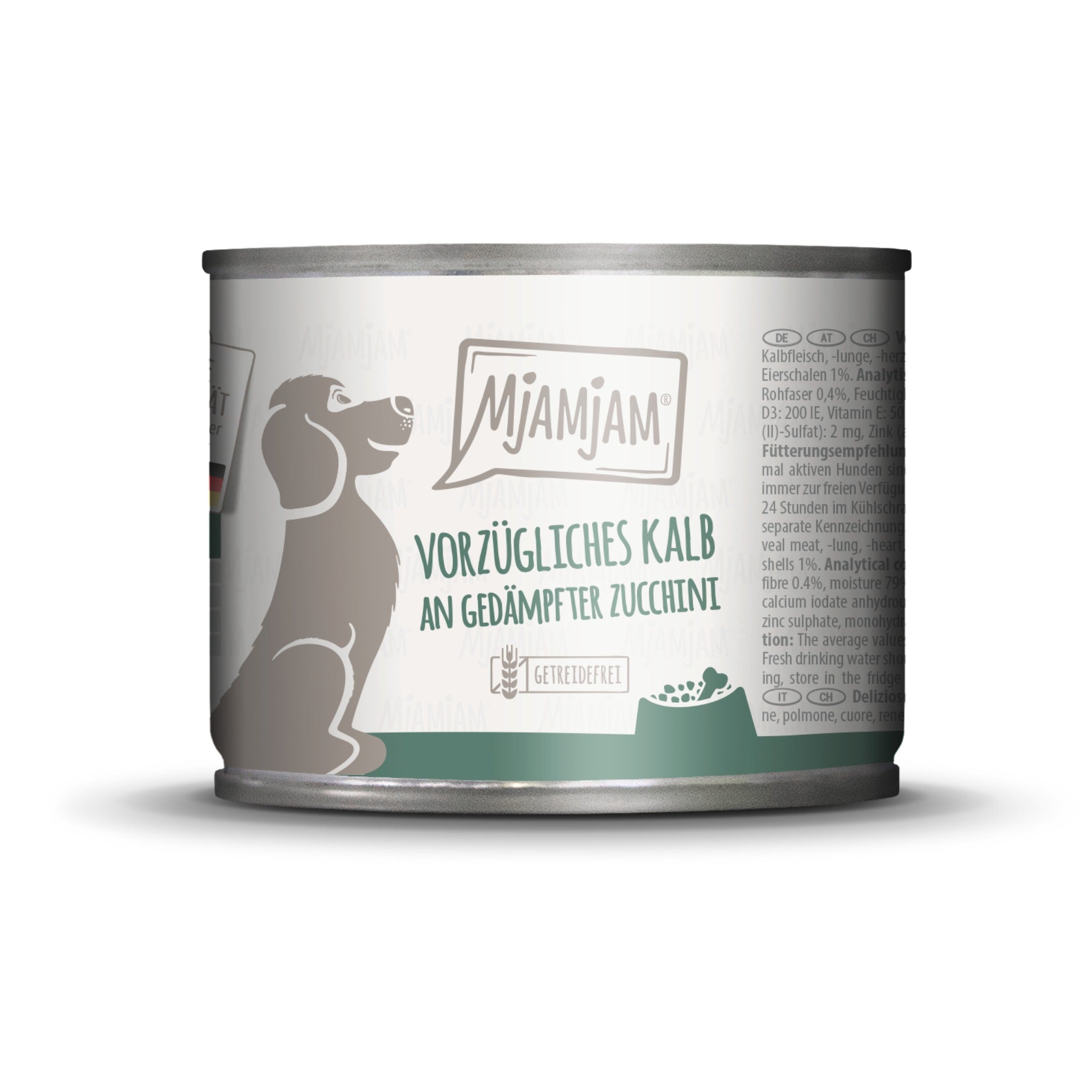 MjAMjAM Kalb & Zucchini - Hunde Nassfutter - Woofshack