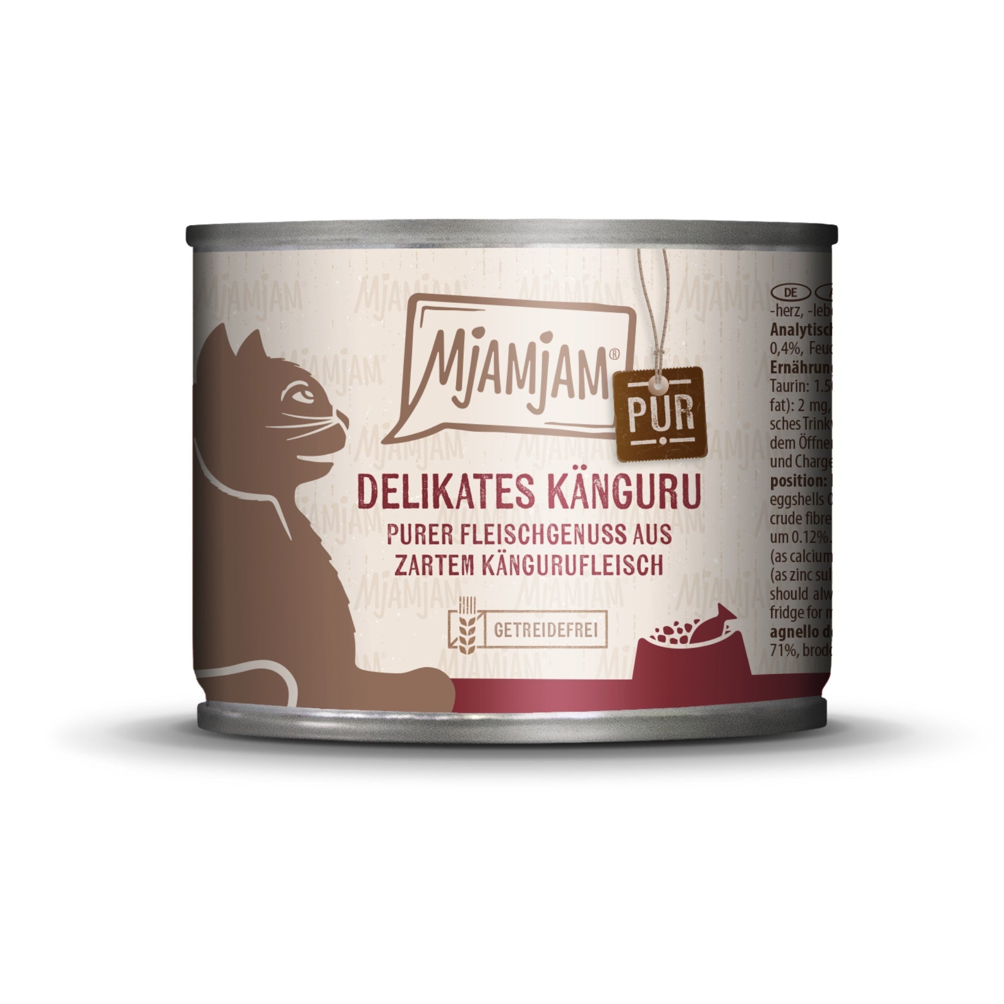 MjAMjAM Känguru Pur - Katzen Nassfutter - Woofshack