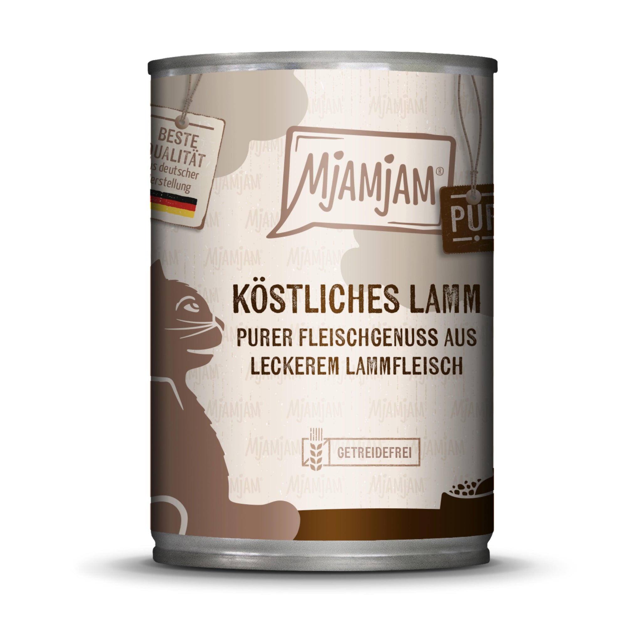 MjAMjAM Lamm Pur - Katzen Nassfutter - Woofshack