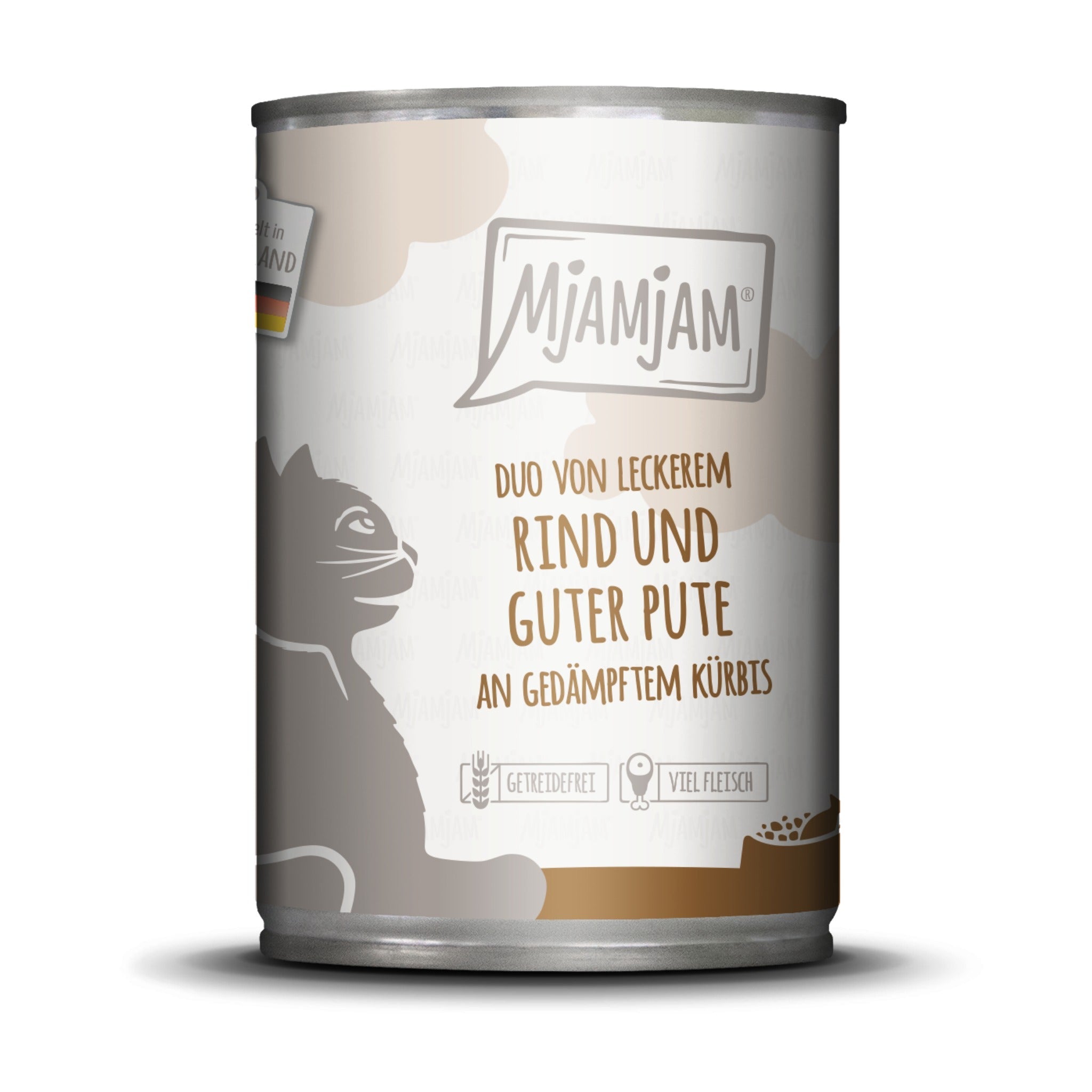 MjAMjAM Rind & Pute - Katzen Nassfutter - Woofshack