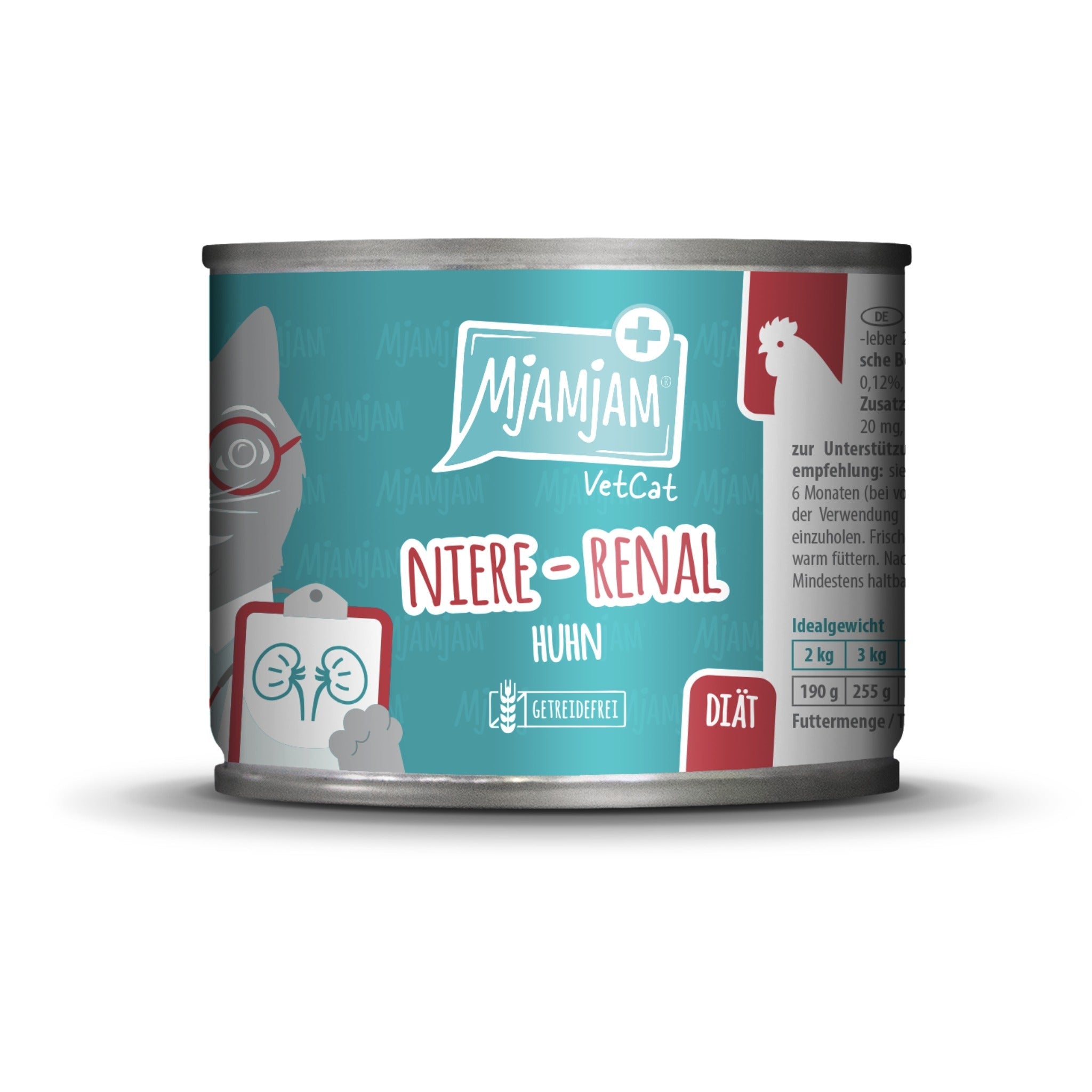 MjAMjAM VetCat Niere - Renal Huhn - Katzen Nassfutter - Woofshack