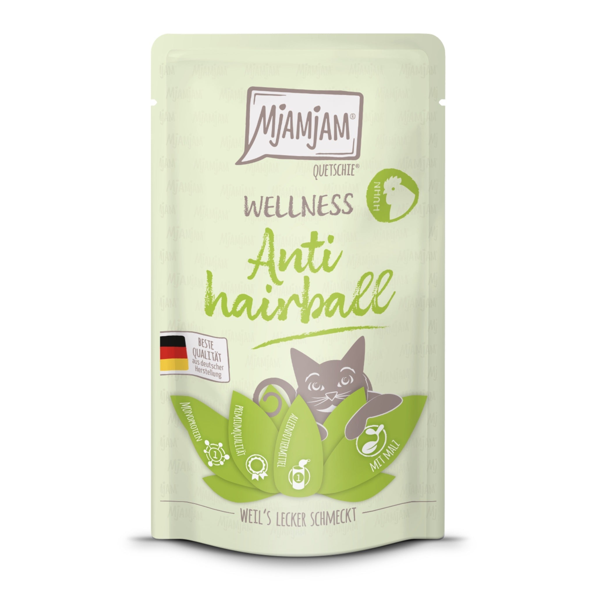 MjAMjAM Wellness Anti Hairball Huhn - Katzen Nassfutter - Woofshack