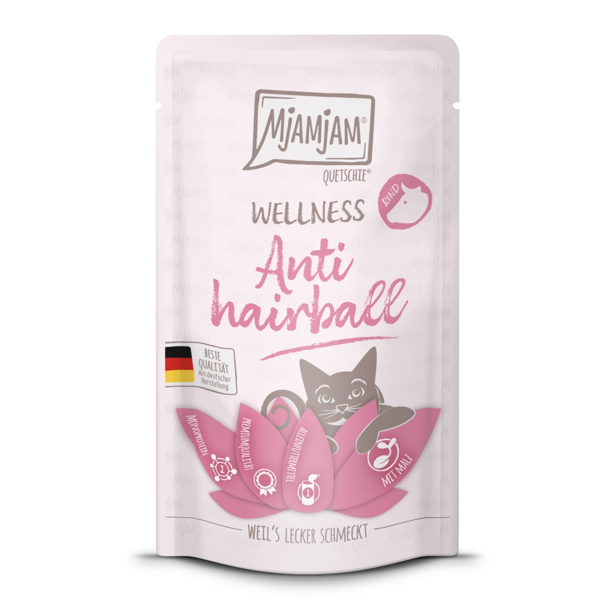 MjAMjAM Wellness Anti Hairball Rind - Katzen Nassfutter - Woofshack