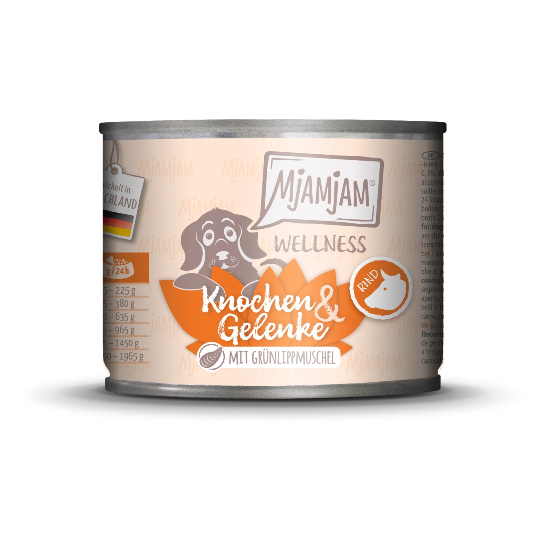 MjAMjAM Wellness Knochen & Gelenke Rind - Hunde Nassfutter - Woofshack