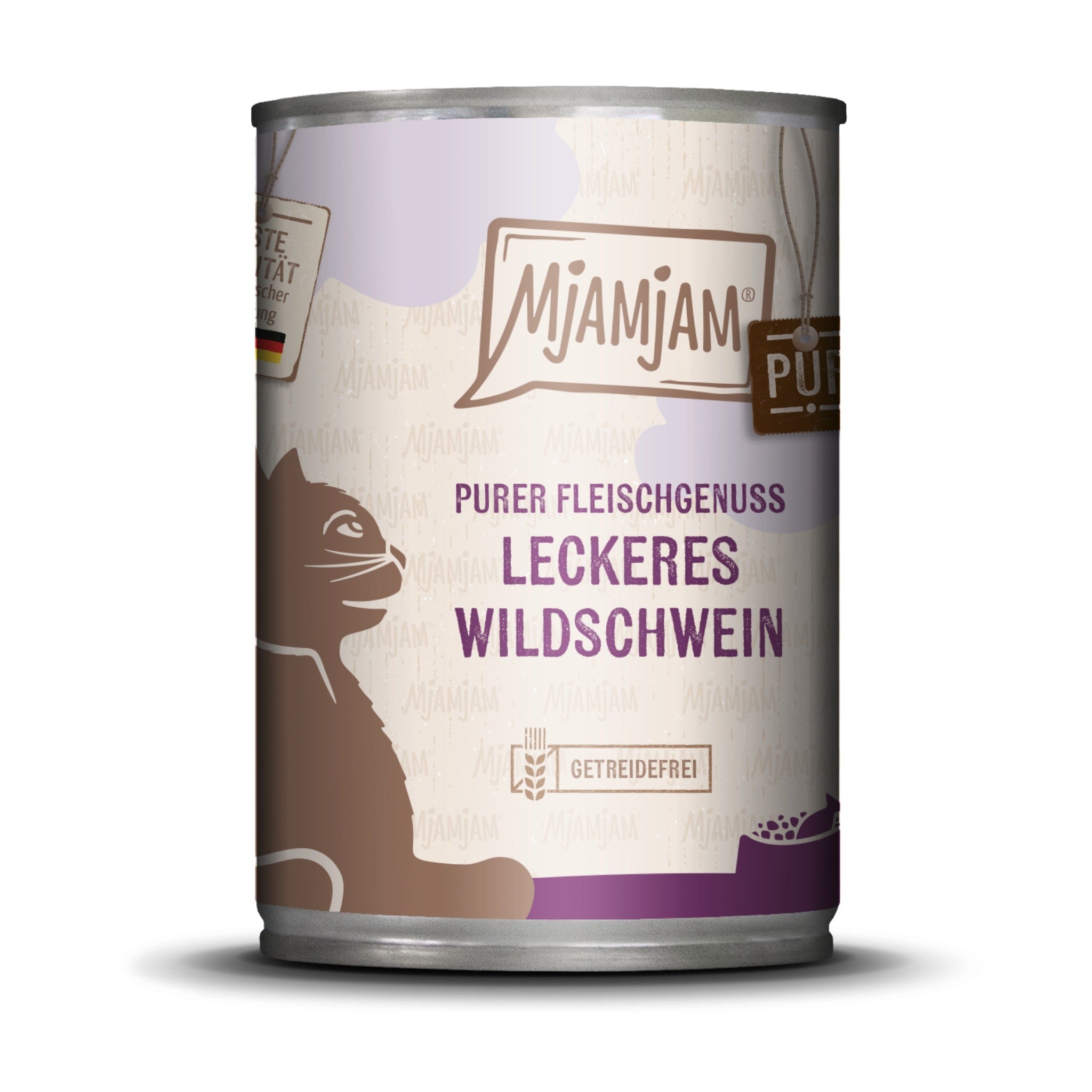 MjAMjAM Wildschwein Pur - Katzen Nassfutter - Woofshack