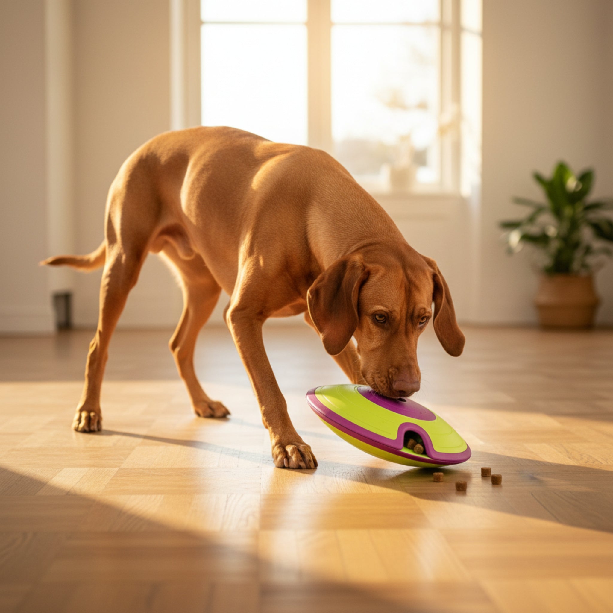 Nina Ottosson Treat Maze – Interaktives Intelligenzspielzeug gegen Langeweile & Unterforderung – Level 2 Denkspiel für Hunde - Woofshack