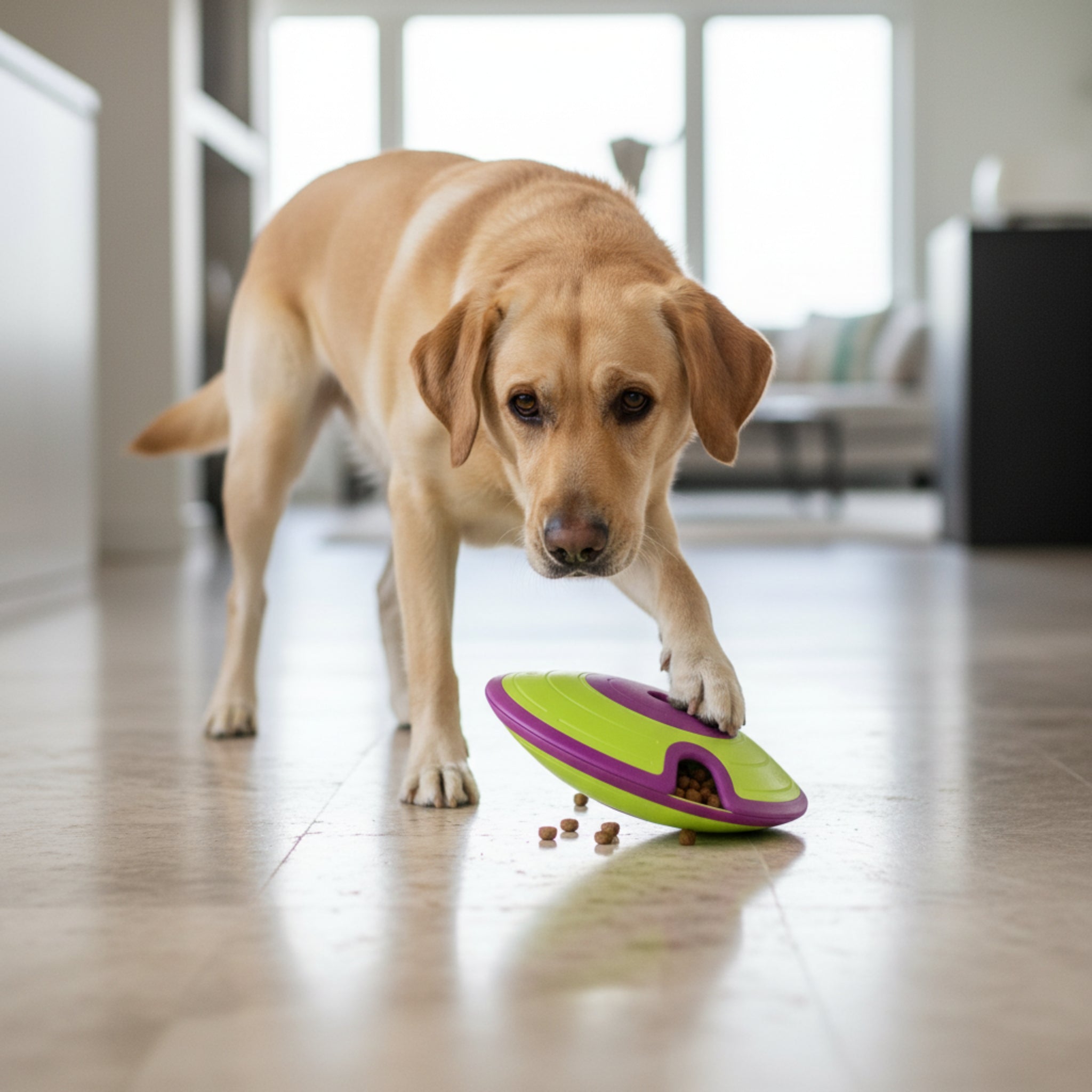 Nina Ottosson Treat Maze – Interaktives Intelligenzspielzeug gegen Langeweile & Unterforderung – Level 2 Denkspiel für Hunde - Woofshack