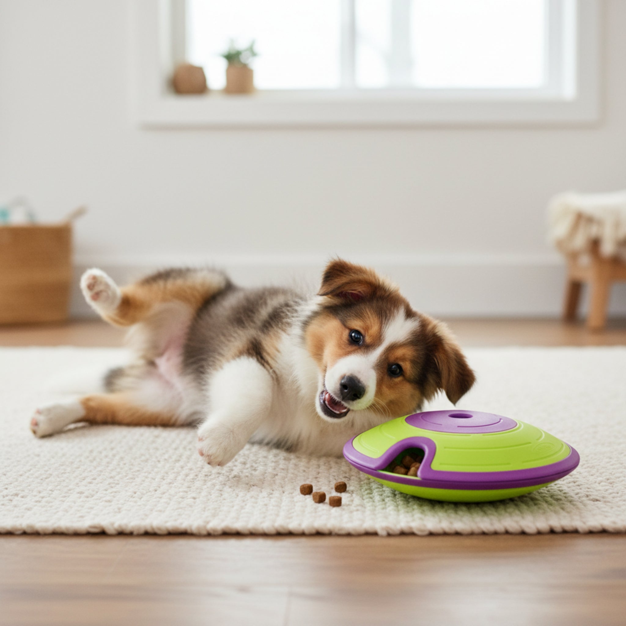 Nina Ottosson Treat Maze – Interaktives Intelligenzspielzeug gegen Langeweile & Unterforderung – Level 2 Denkspiel für Hunde - Woofshack