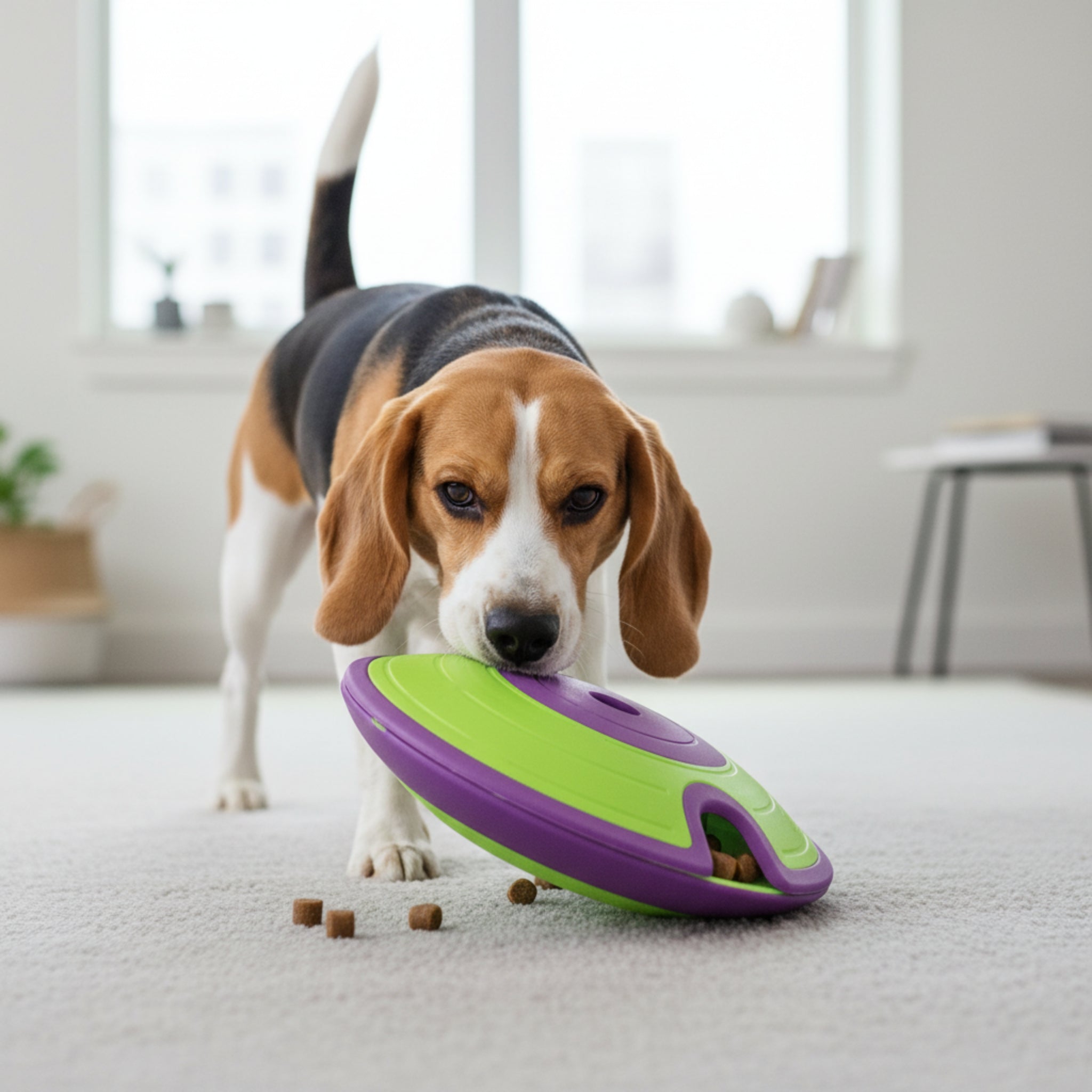 Nina Ottosson Treat Maze – Interaktives Intelligenzspielzeug gegen Langeweile & Unterforderung – Level 2 Denkspiel für Hunde - Woofshack