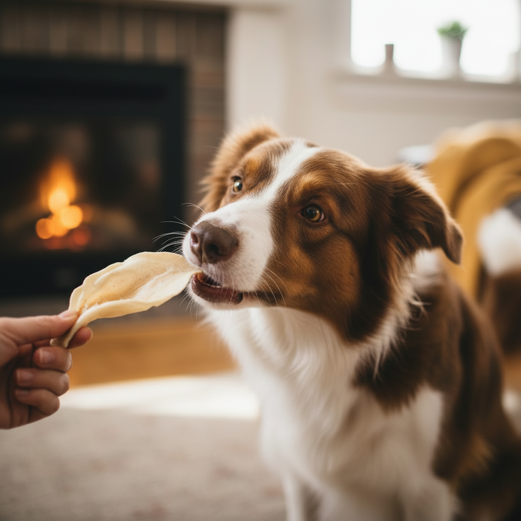 Ohren als Kausnack für Hunde