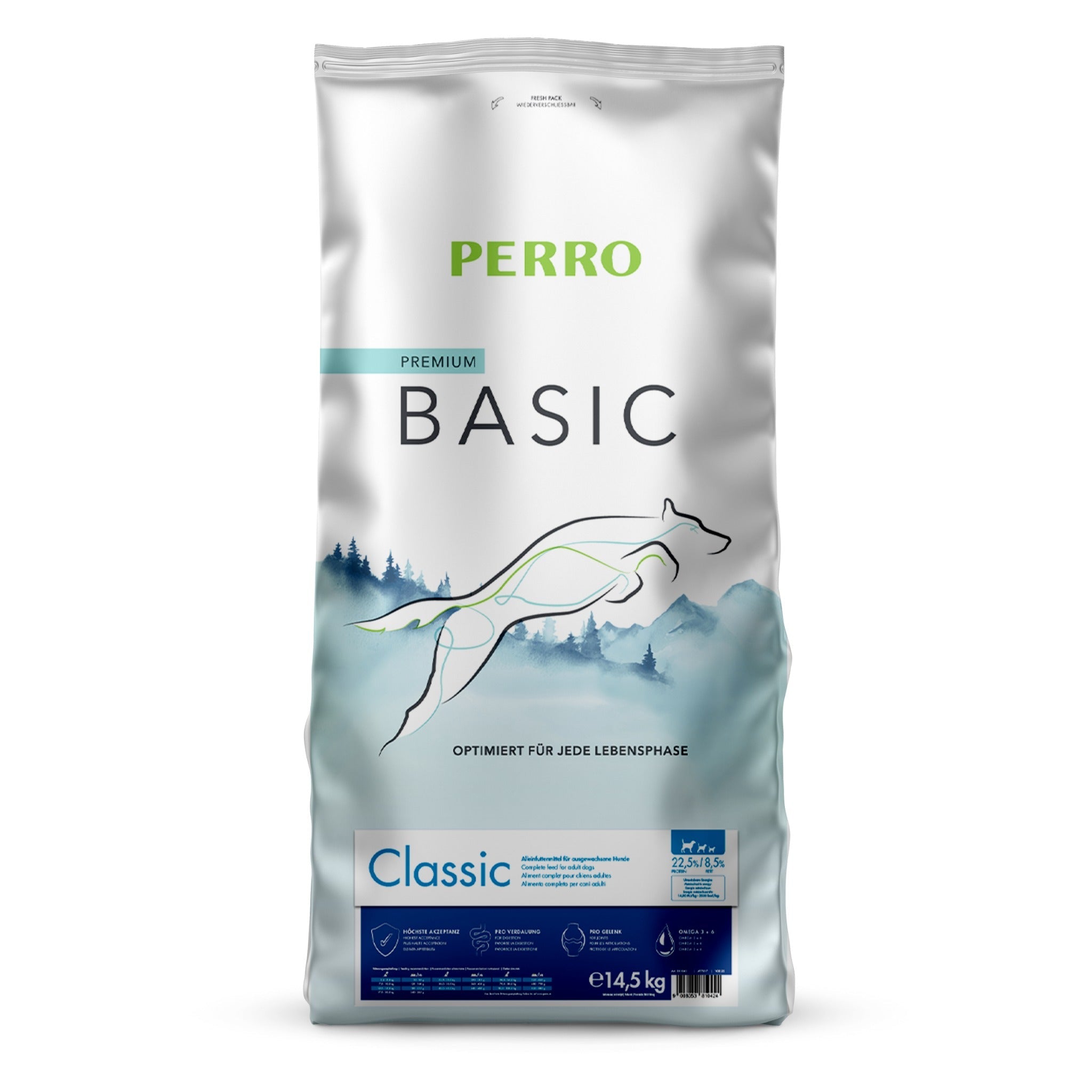 Perro Basic Classic - Hunde Trockenfutter - Woofshack