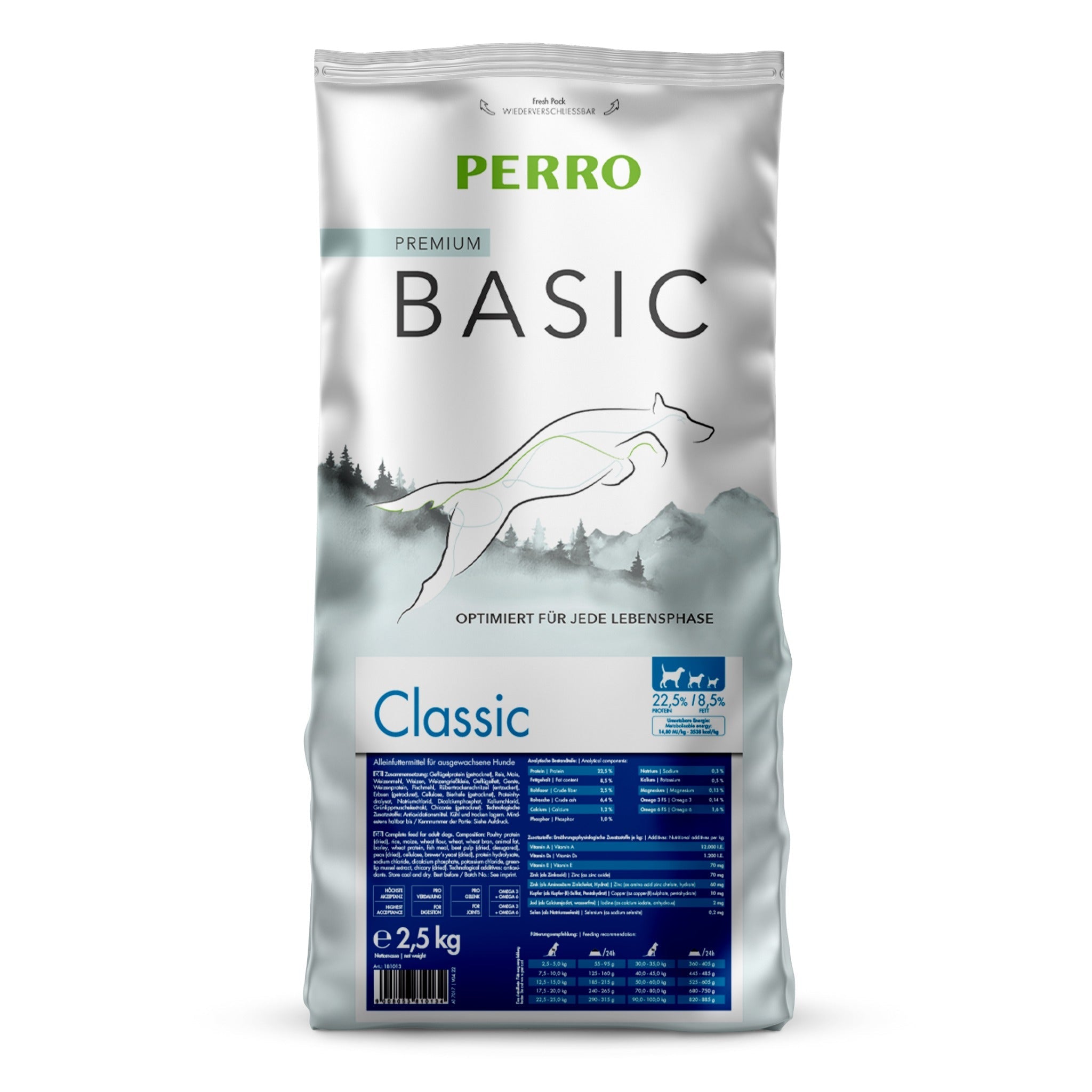 Perro Basic Classic - Hunde Trockenfutter - Woofshack