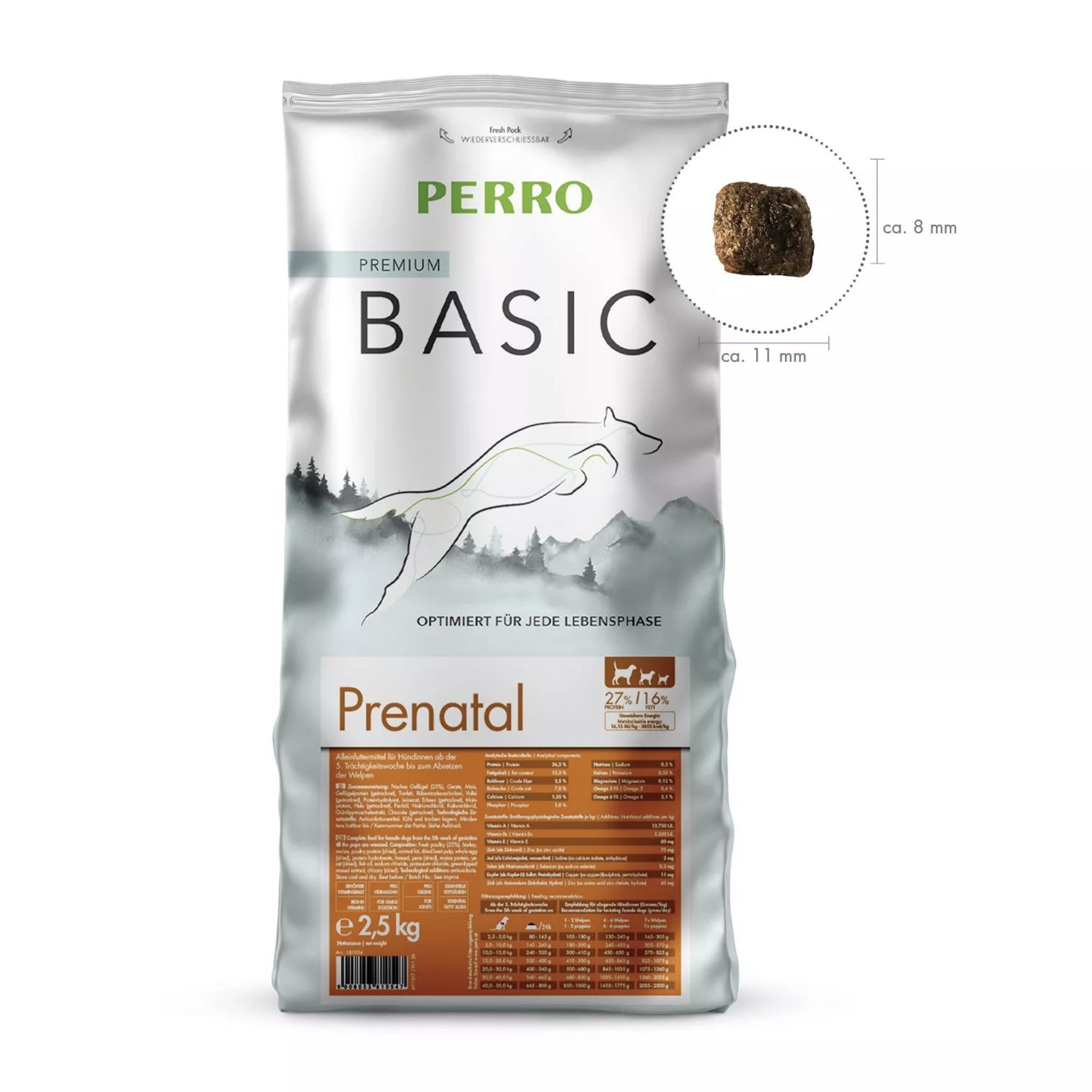 Perro Basic Prenatal - Hunde Trockenfutter - Woofshack