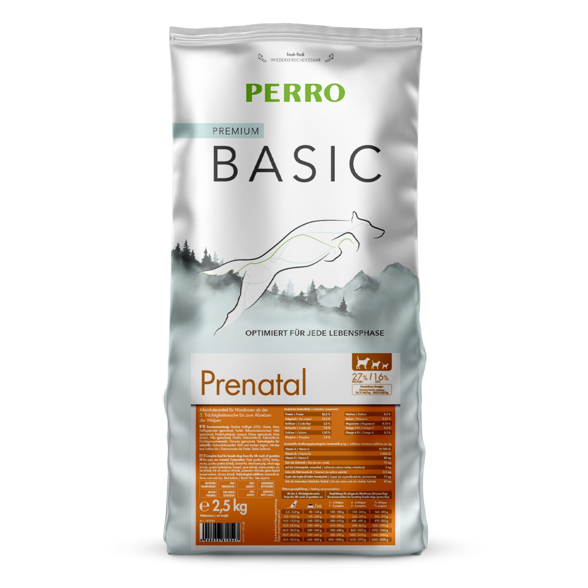 Perro Basic Prenatal - Hunde Trockenfutter - Woofshack
